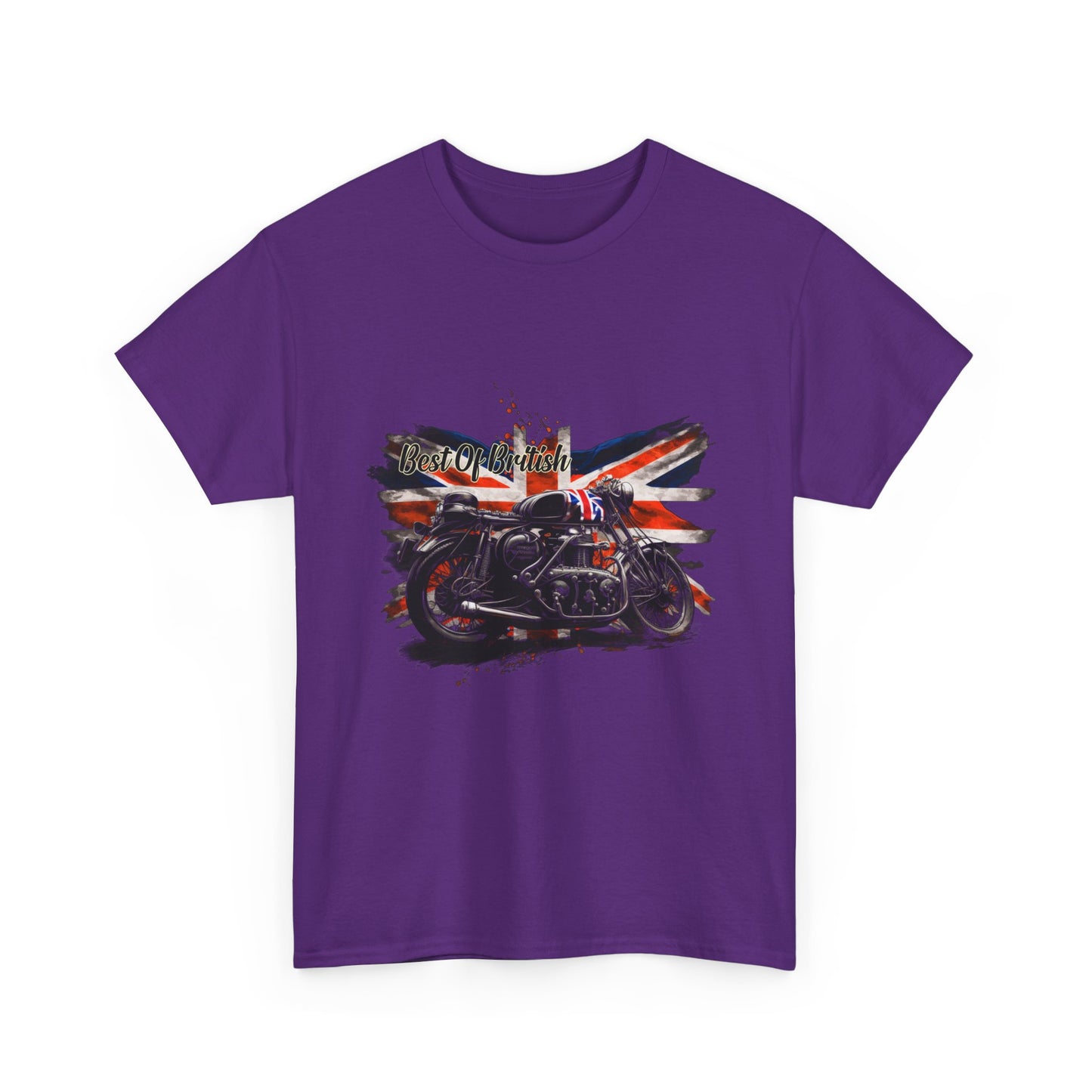 Classic Fit Best of British Biker Shirt - Double-Needle Hems
