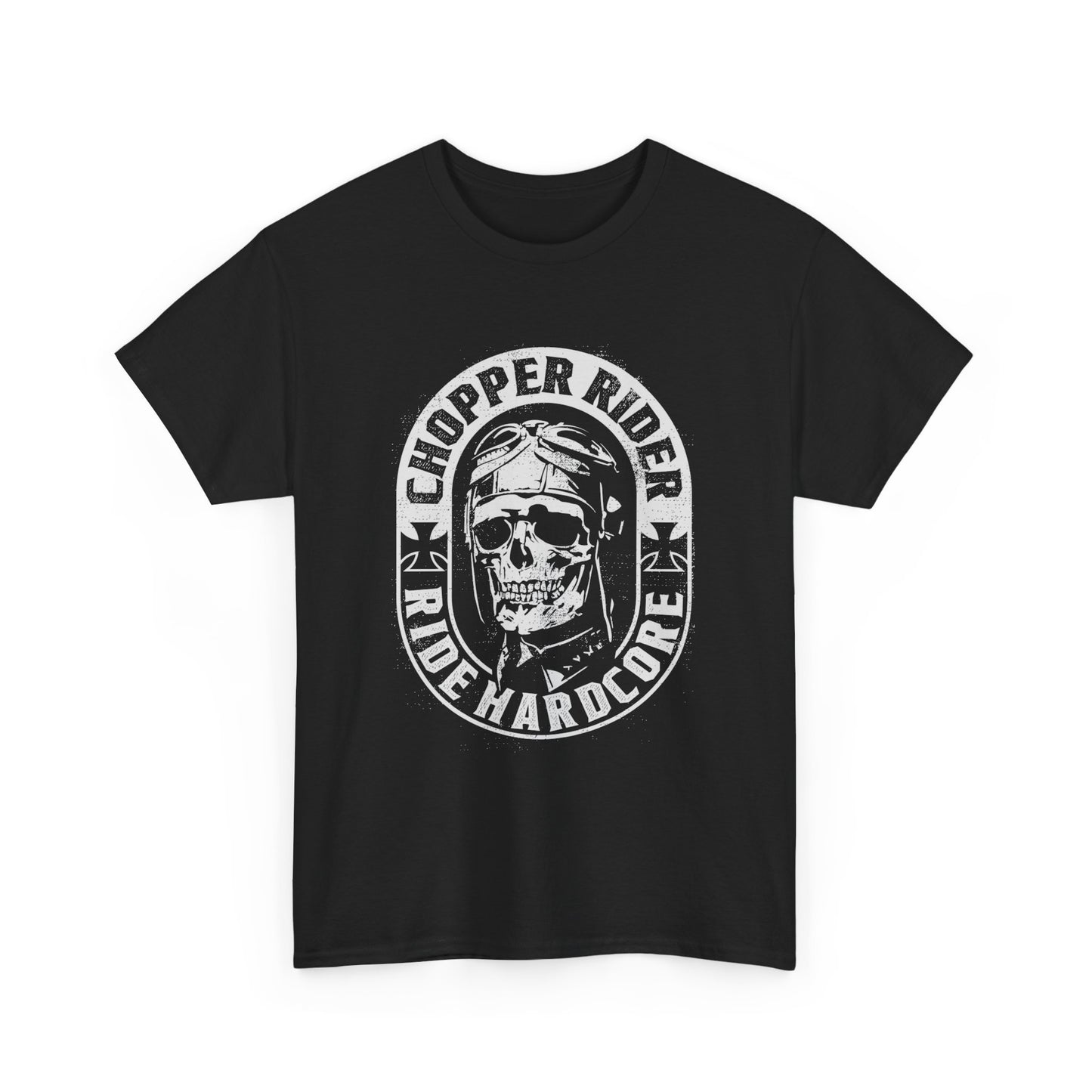 Chopper Rider Motorcycle Tee - Gildan® 5000 Heavy Cotton™, Durable Comfort for Every Ride