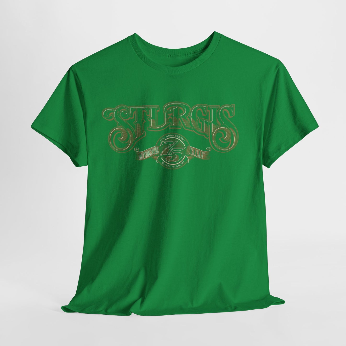 Sturgis 75th Tee - Gildan® 5000 Heavy Cotton™, Classic Midweight Fabric