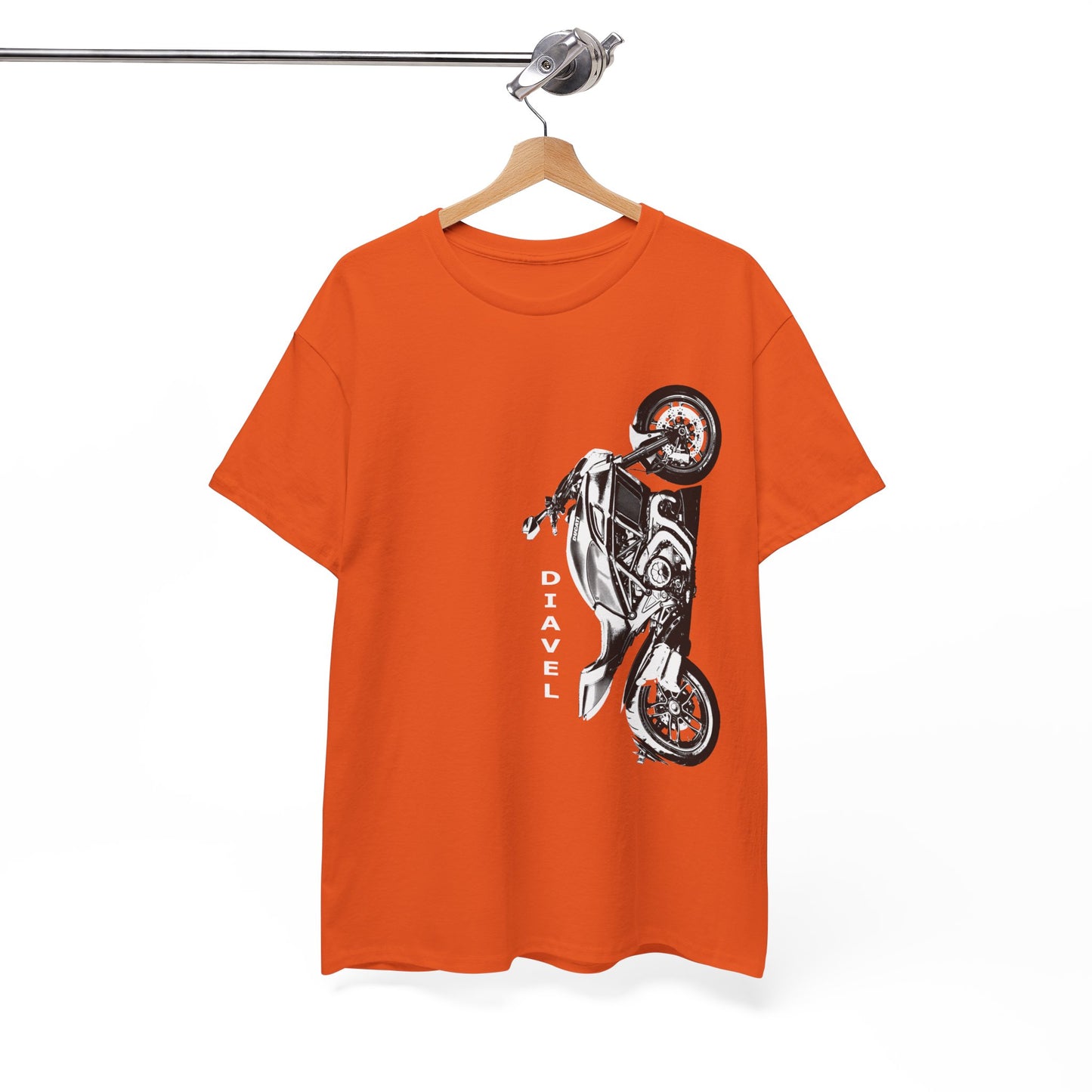 Ducati Diavel Biker T-Shirt | Gildan® 5000 Heavy Cotton™ - Rugged Style, Classic Fit for Motorcycle Lovers