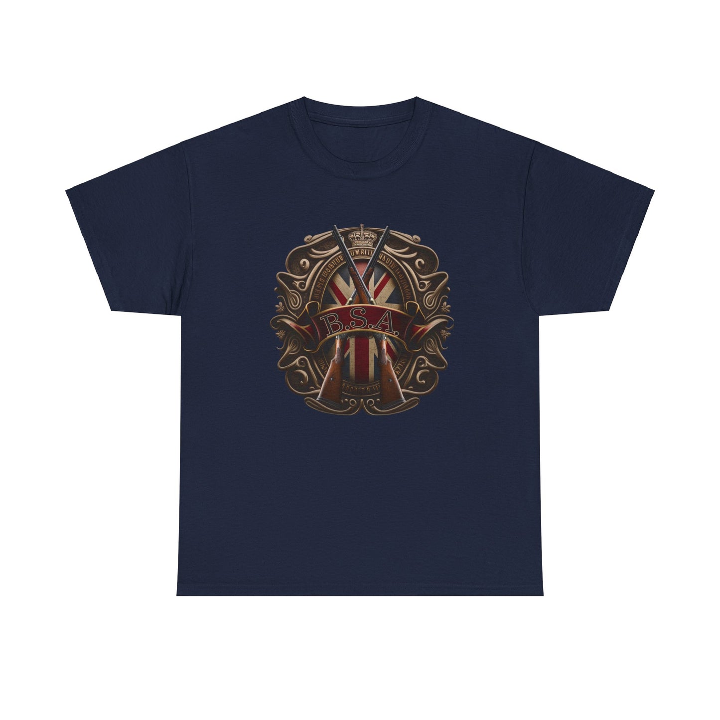 Classic BSA Motorcycles T-Shirt - Gildan® 5000 Heavy Cotton™, Perfect for Riders & Collectors