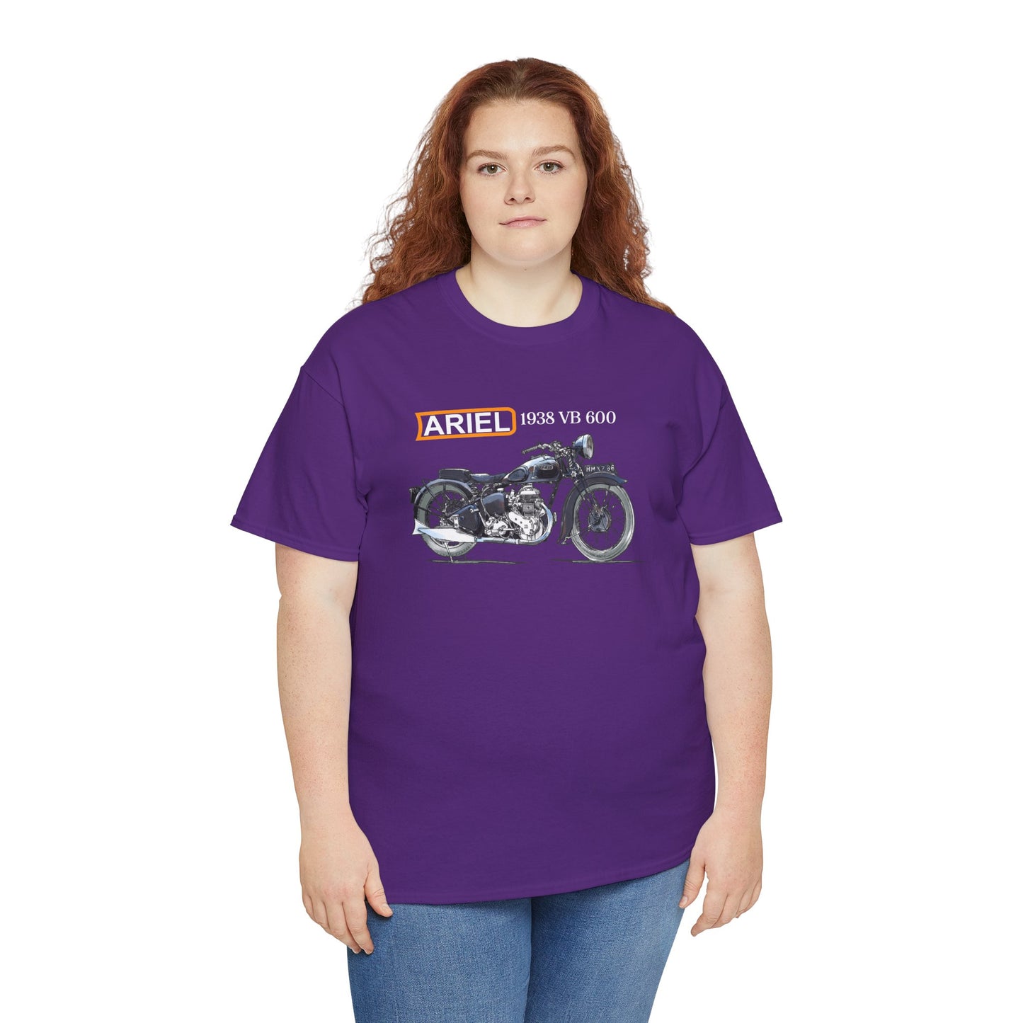 Ariel VB 1938 Vintage Motorcycle T-Shirt - Legendary Style for Riders