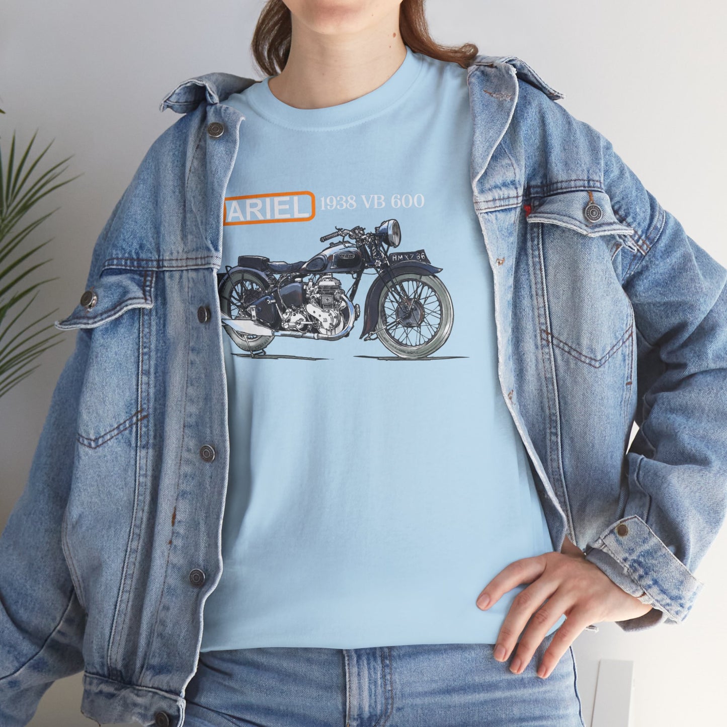 Ariel VB 1938 Vintage Motorcycle T-Shirt - Legendary Style for Riders