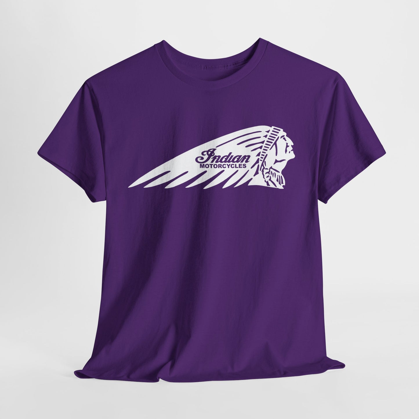 Indian Motorcycles Shirt | Gildan® 5000 Heavy Cotton™, Stylish Comfort for Bikers