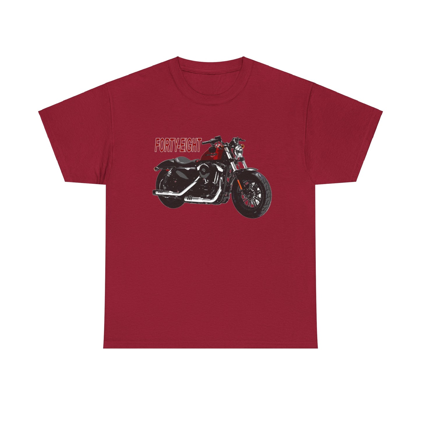 Harley Davidson 48 Unisex T-Shirt | Gildan® 5000 Heavy Cotton™ - Stylish & Comfortable, Great for Bikers of All Styles