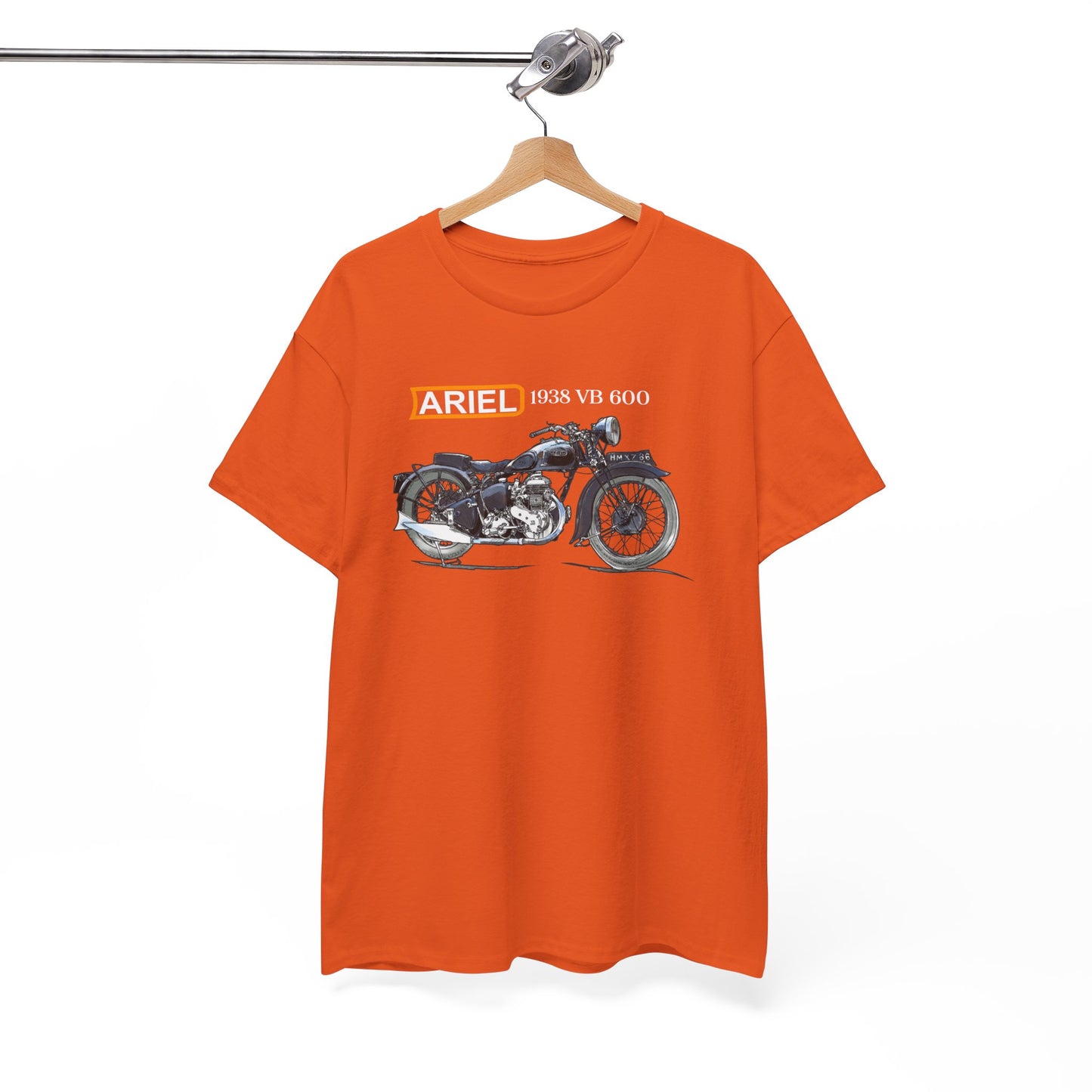 Ariel VB 1938 Vintage Motorcycle T-Shirt - Legendary Style for Riders