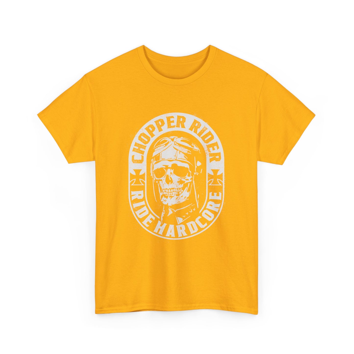 Chopper Rider Motorcycle Tee - Gildan® 5000 Heavy Cotton™, Durable Comfort for Every Ride