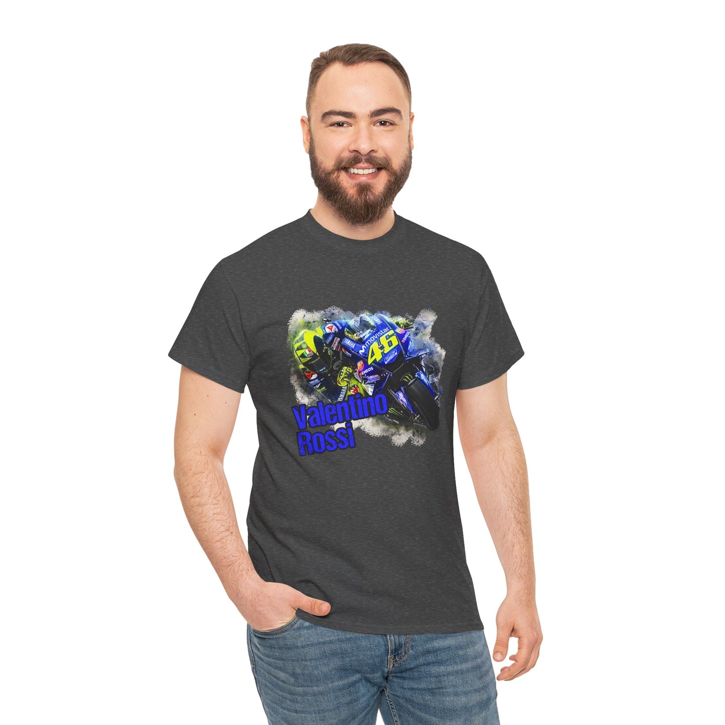 Valentino Rossi Motorcycle Legend Heavy Cotton Tee