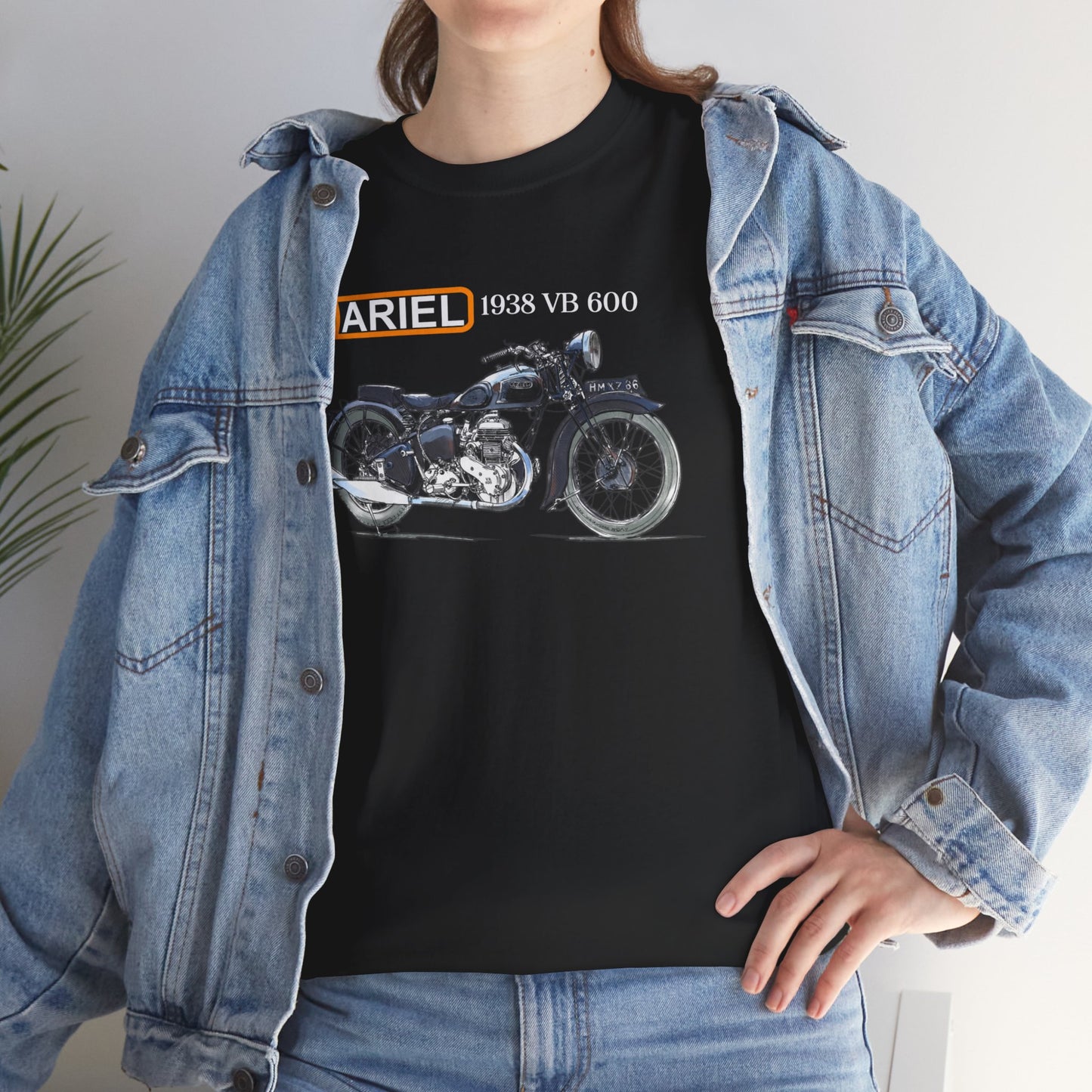 Ariel VB 1938 Vintage Motorcycle T-Shirt - Legendary Style for Riders
