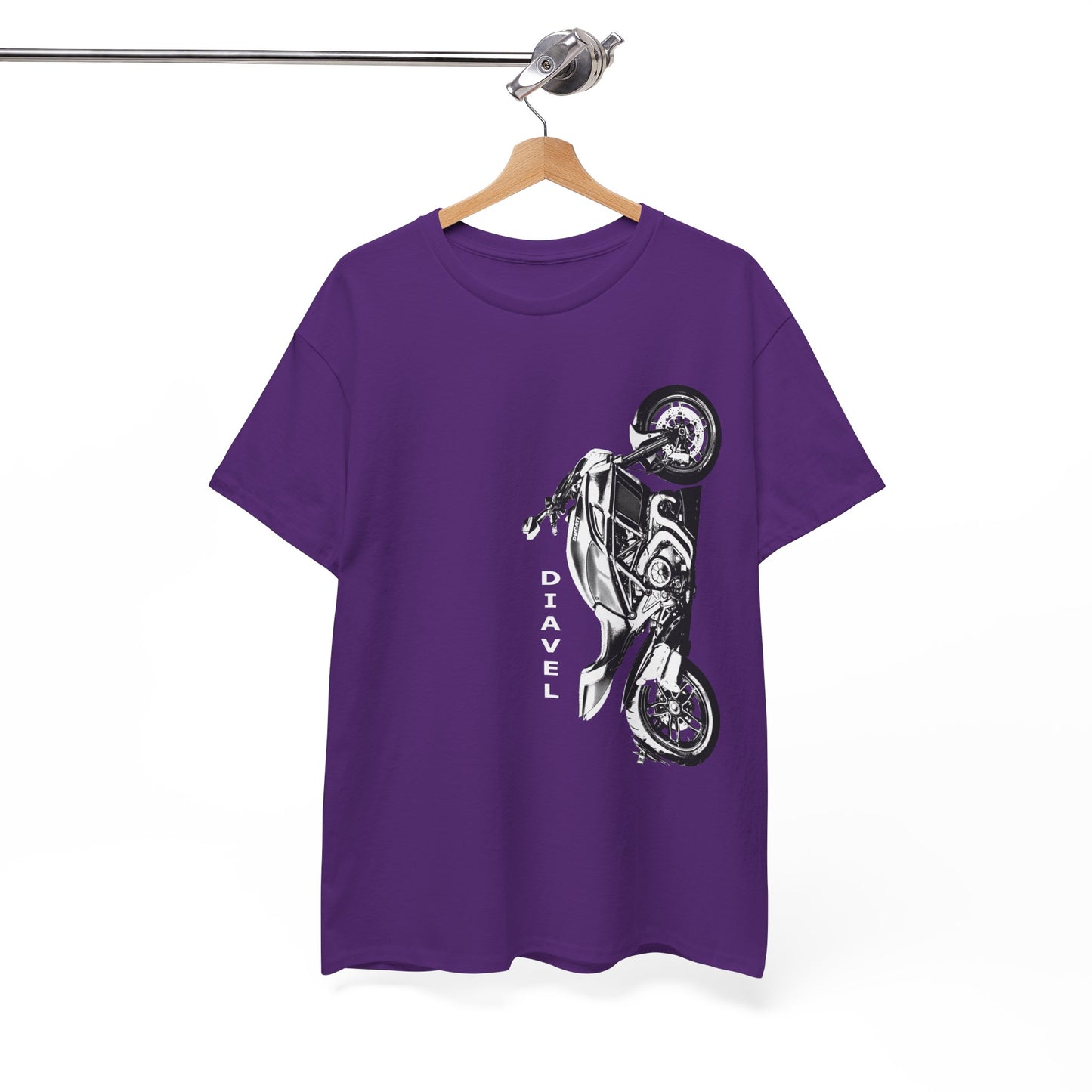 Ducati Diavel Biker T-Shirt | Gildan® 5000 Heavy Cotton™ - Rugged Style, Classic Fit for Motorcycle Lovers