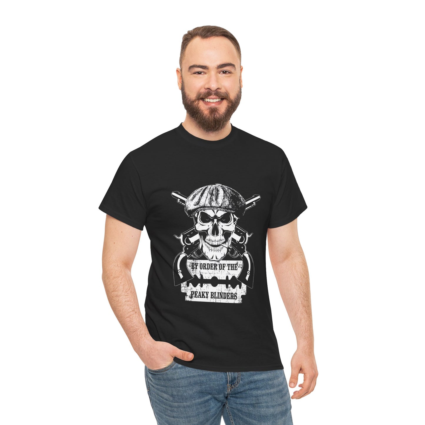 Peaky Blinders, By Order of T-Shirt | Gildan® 5000 Heavy Cotton™, Perfect for Biker Style