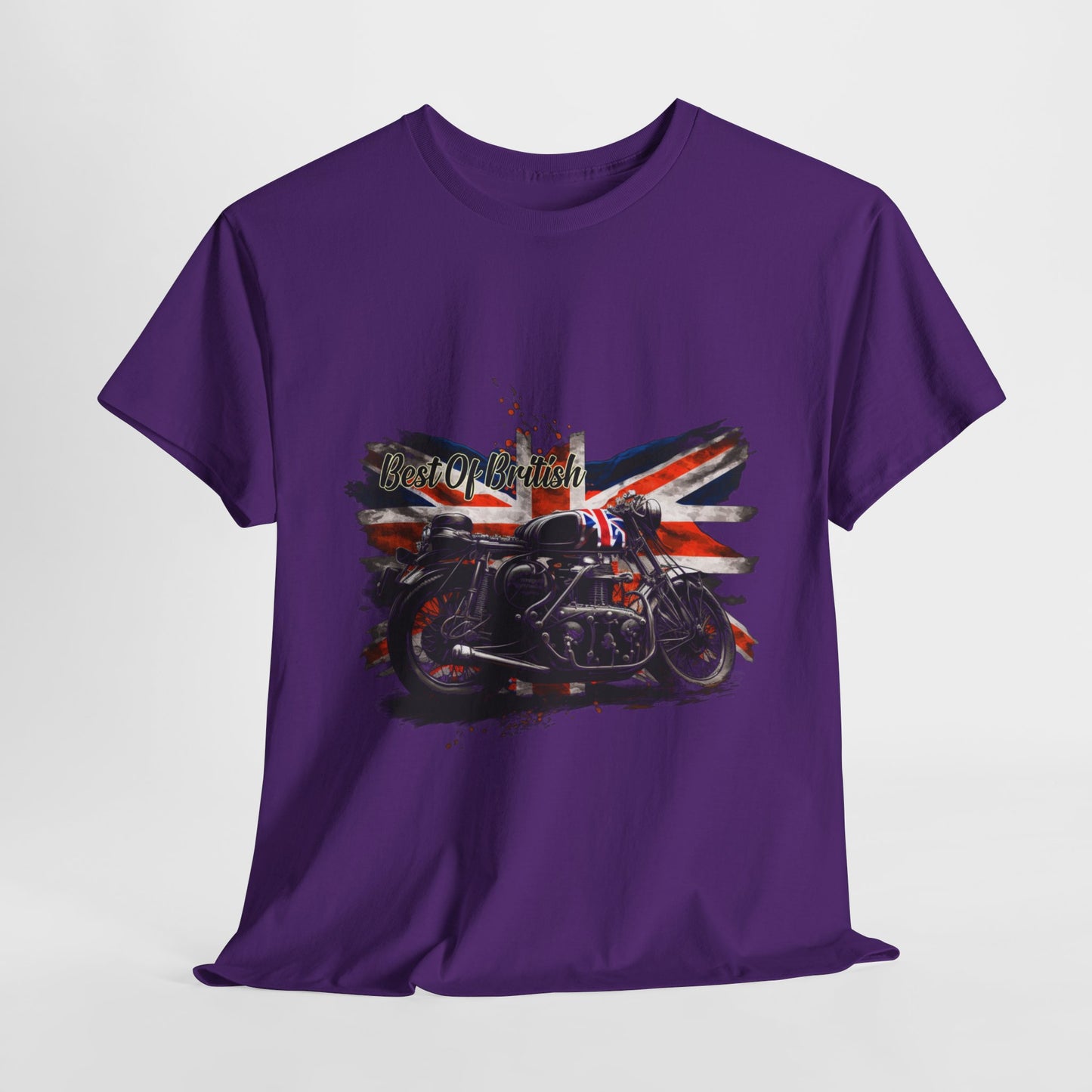 Classic Fit Best of British Biker Shirt - Double-Needle Hems