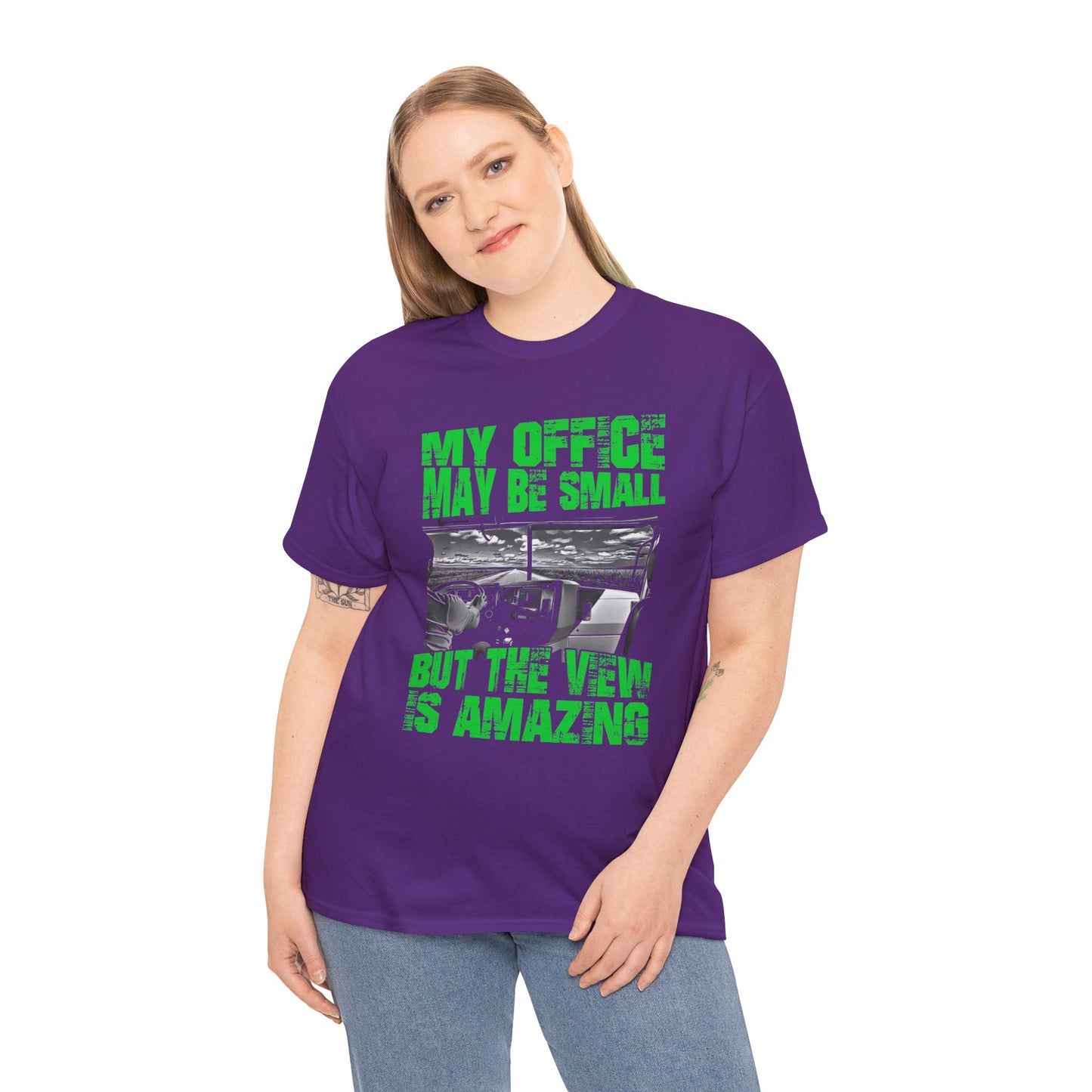 Fashionable 'My Office Maybe Small But The View Is Amazing Shirt'
