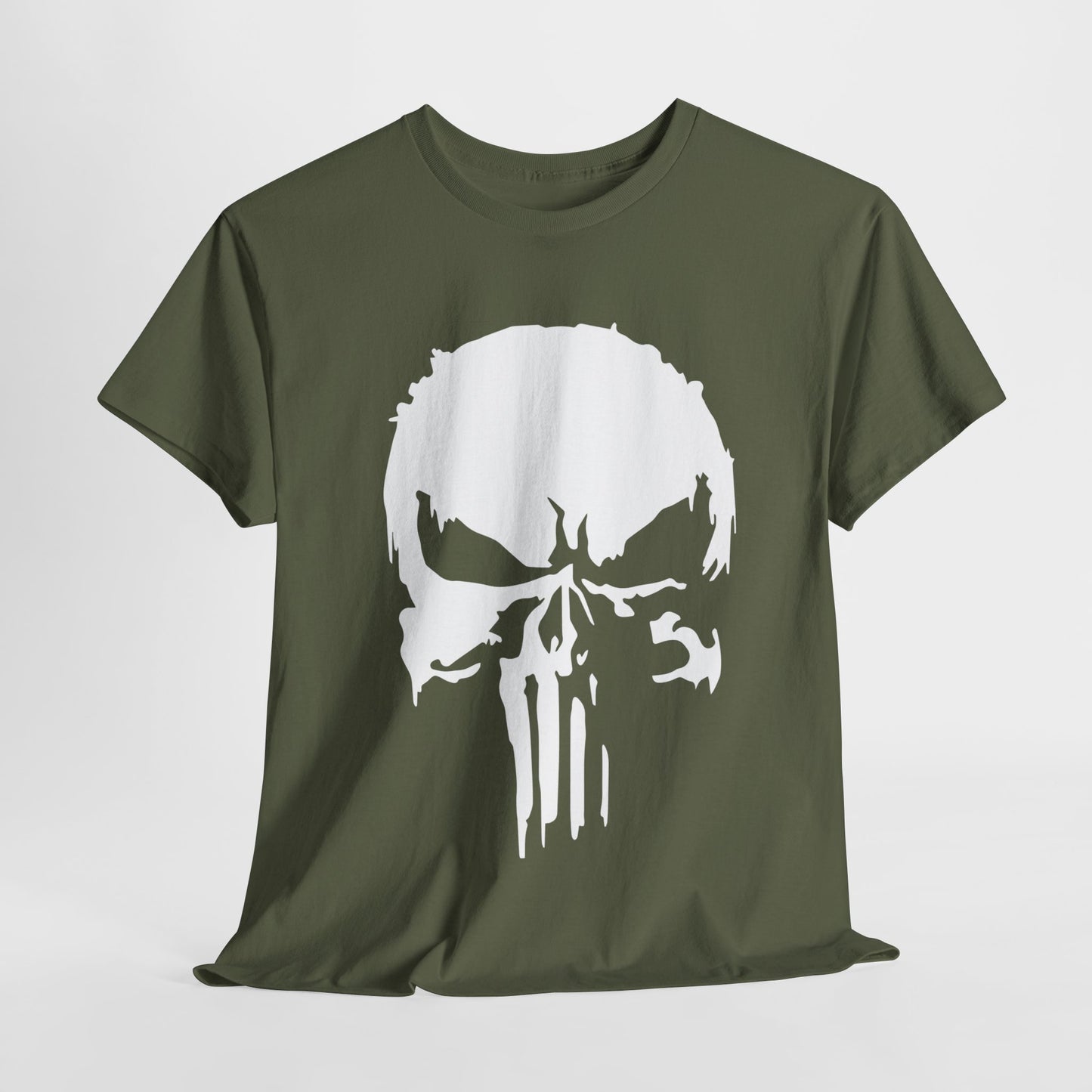 Edgy & Fierce: The Punisher Skull Tee | Gildan® 5000 Heavy Cotton™ - Classic Midweight Fabric for Comfort