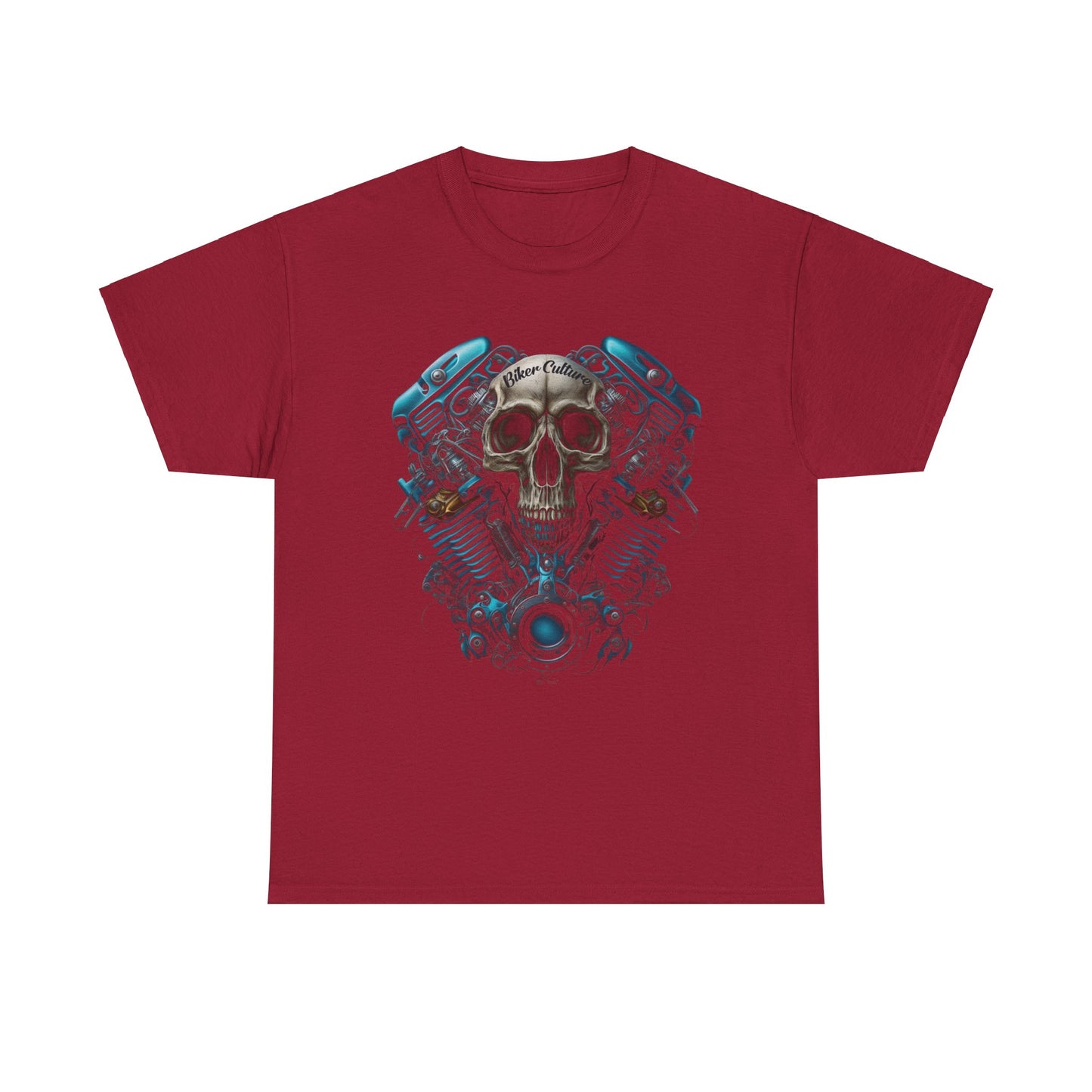 Biker Culture V-Twin Graphic Tee - Made with Midweight Fabric and Classic Fit