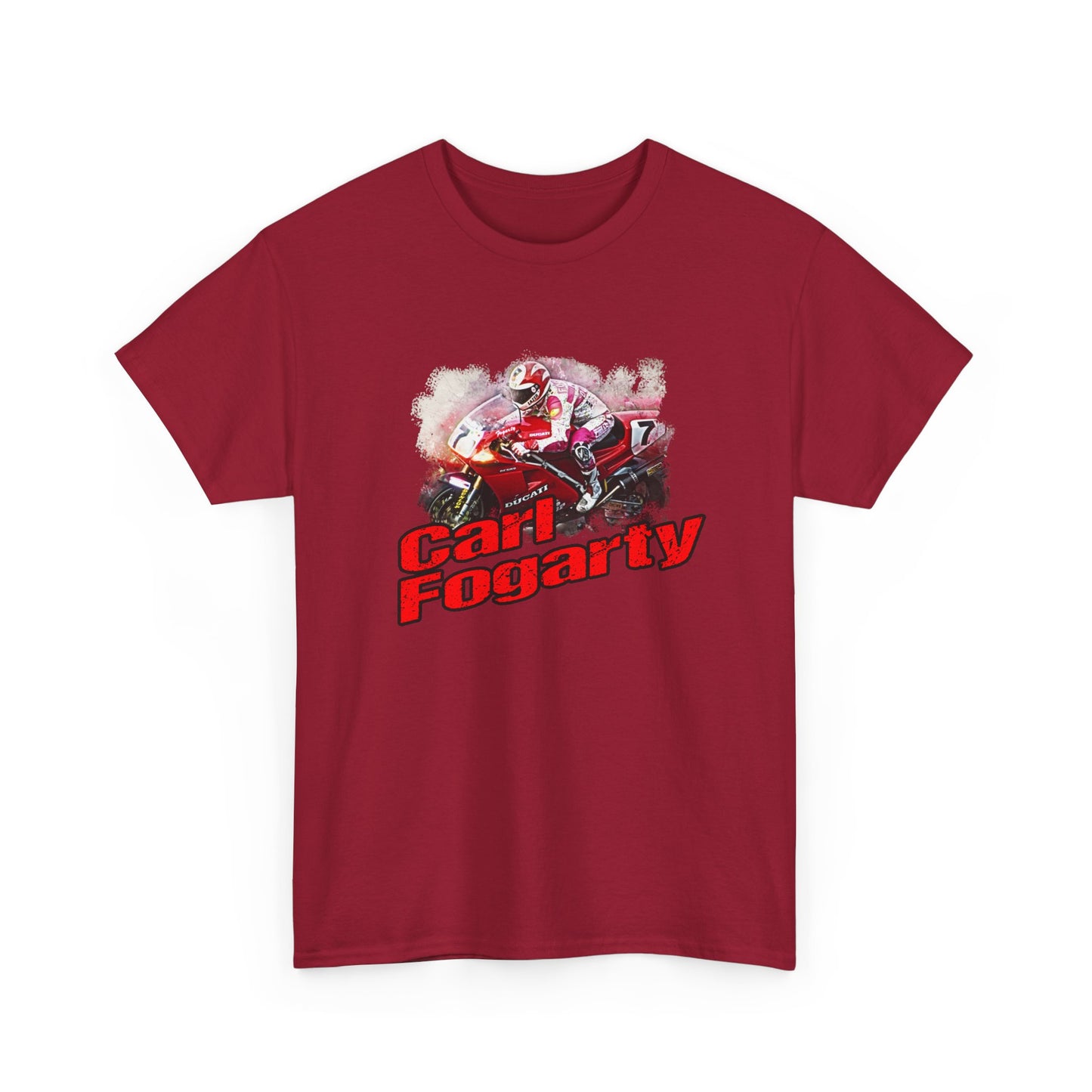 Heavy Cotton Carl Fogarty Motorcycle Legend Shirt