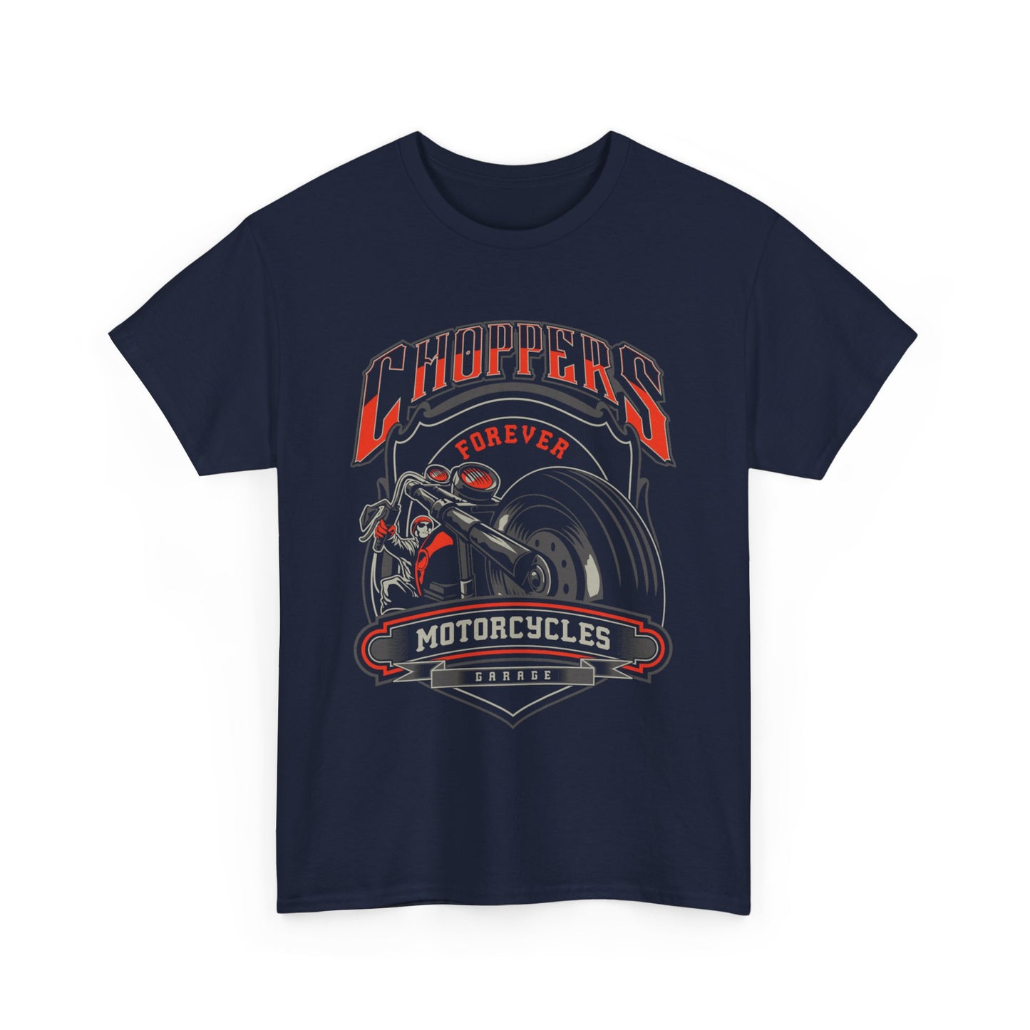 Choppers Forever Motorcycle T-Shirt - Quality Print, Classic Biker Fit