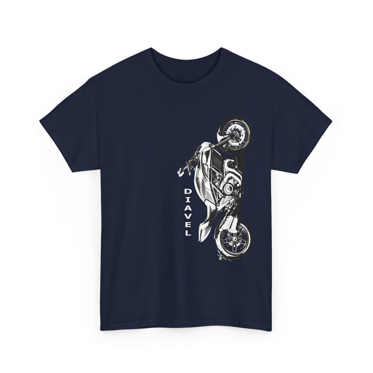Ducati Diavel Biker T-Shirt | Gildan® 5000 Heavy Cotton™ - Rugged Style, Classic Fit for Motorcycle Lovers