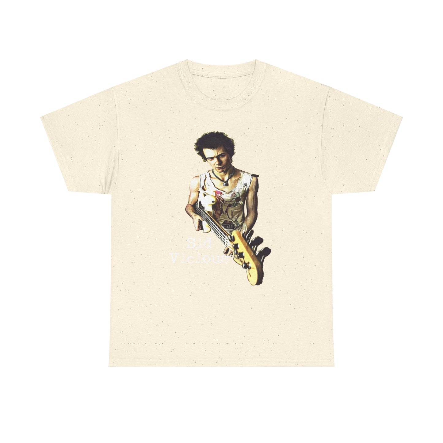 Sid Vicious Design Shirt: Stylish Edge in Heavy Cotton