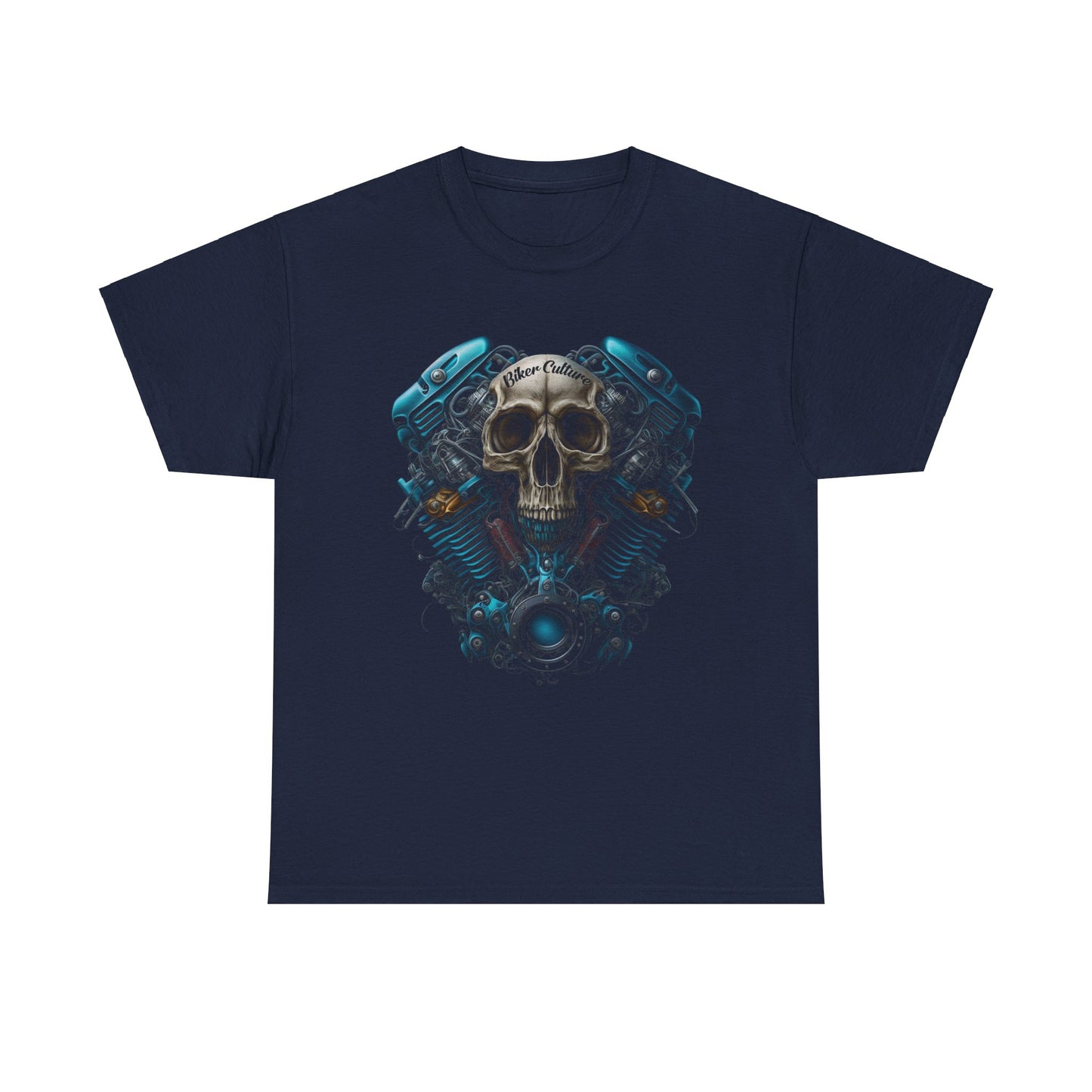 Biker Culture V-Twin Graphic Tee - Made with Midweight Fabric and Classic Fit