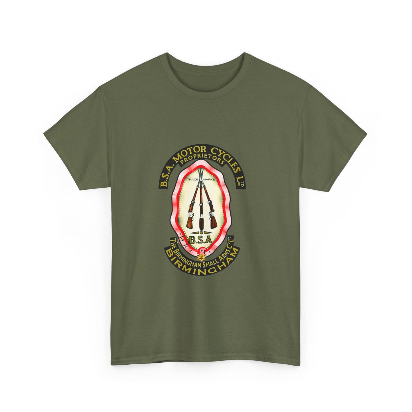 Sporting BSA Rifles T-Shirt - Elegant Design for Outdoor Enthusiasts