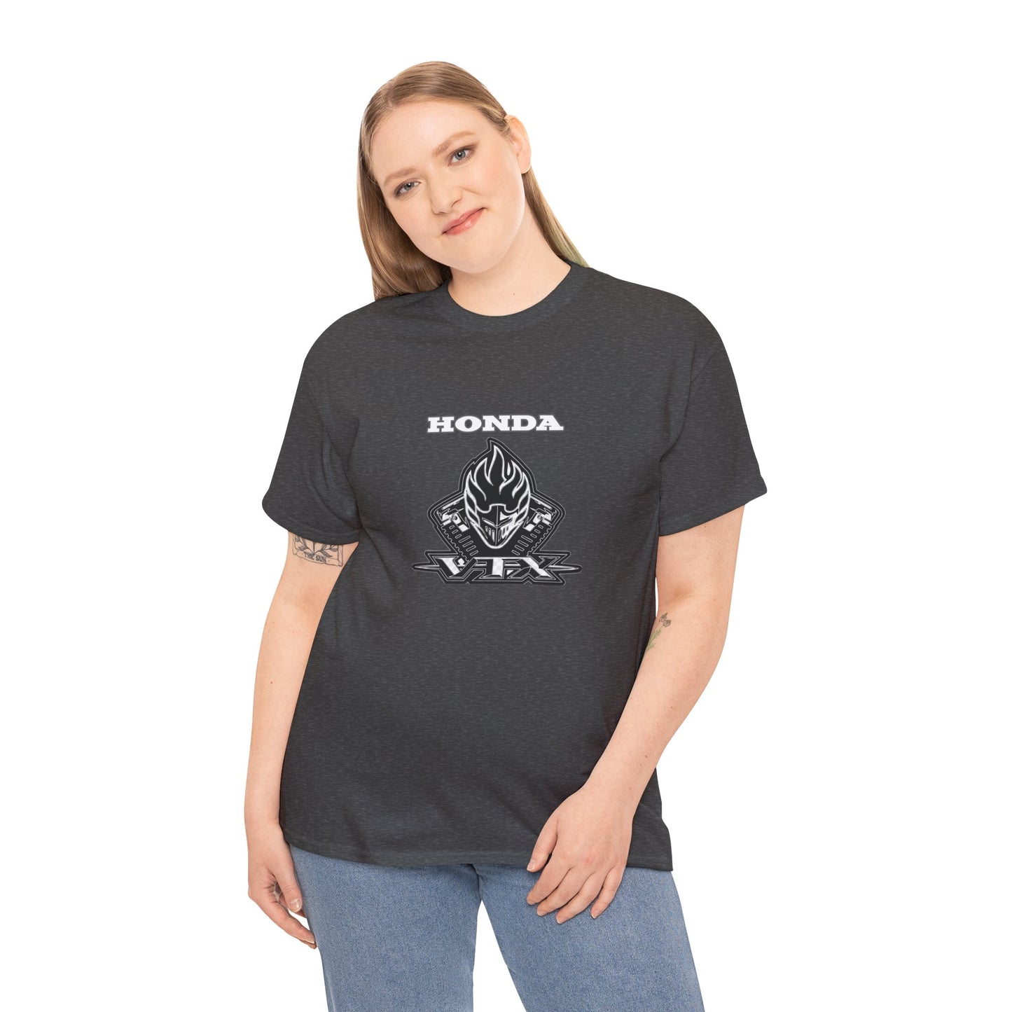 Honda VTX Logo Tee in Rib Collar Gildan® 5000 Fit