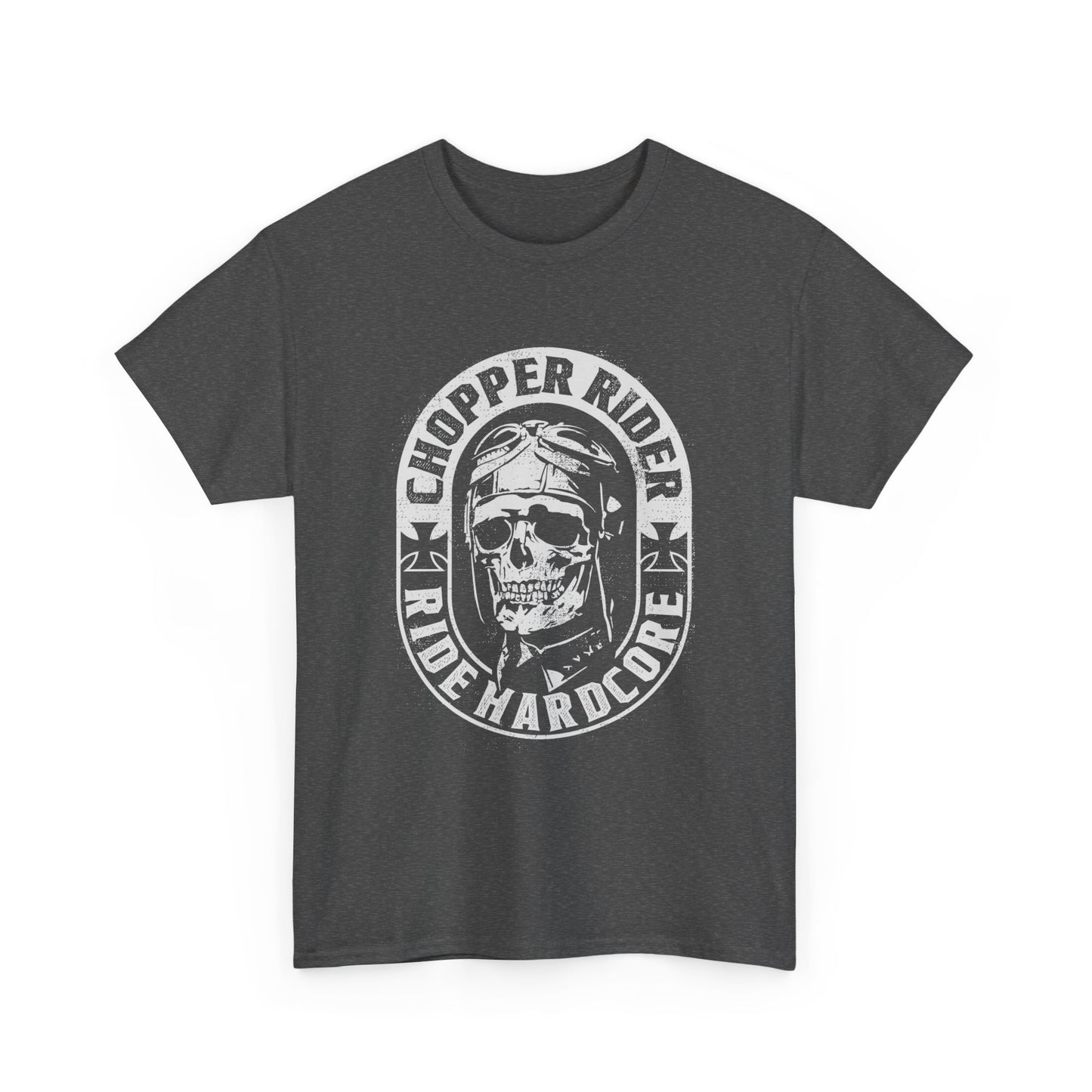 Chopper Rider Motorcycle Tee - Gildan® 5000 Heavy Cotton™, Durable Comfort for Every Ride