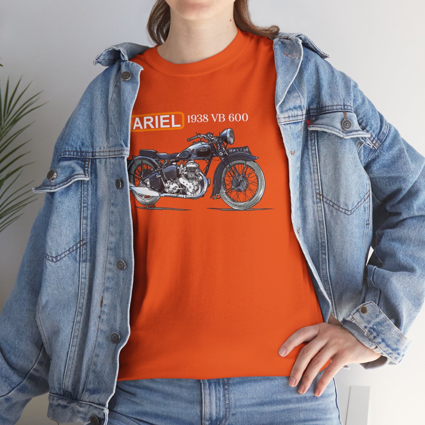 Ariel VB 1938 Vintage Motorcycle T-Shirt - Legendary Style for Riders