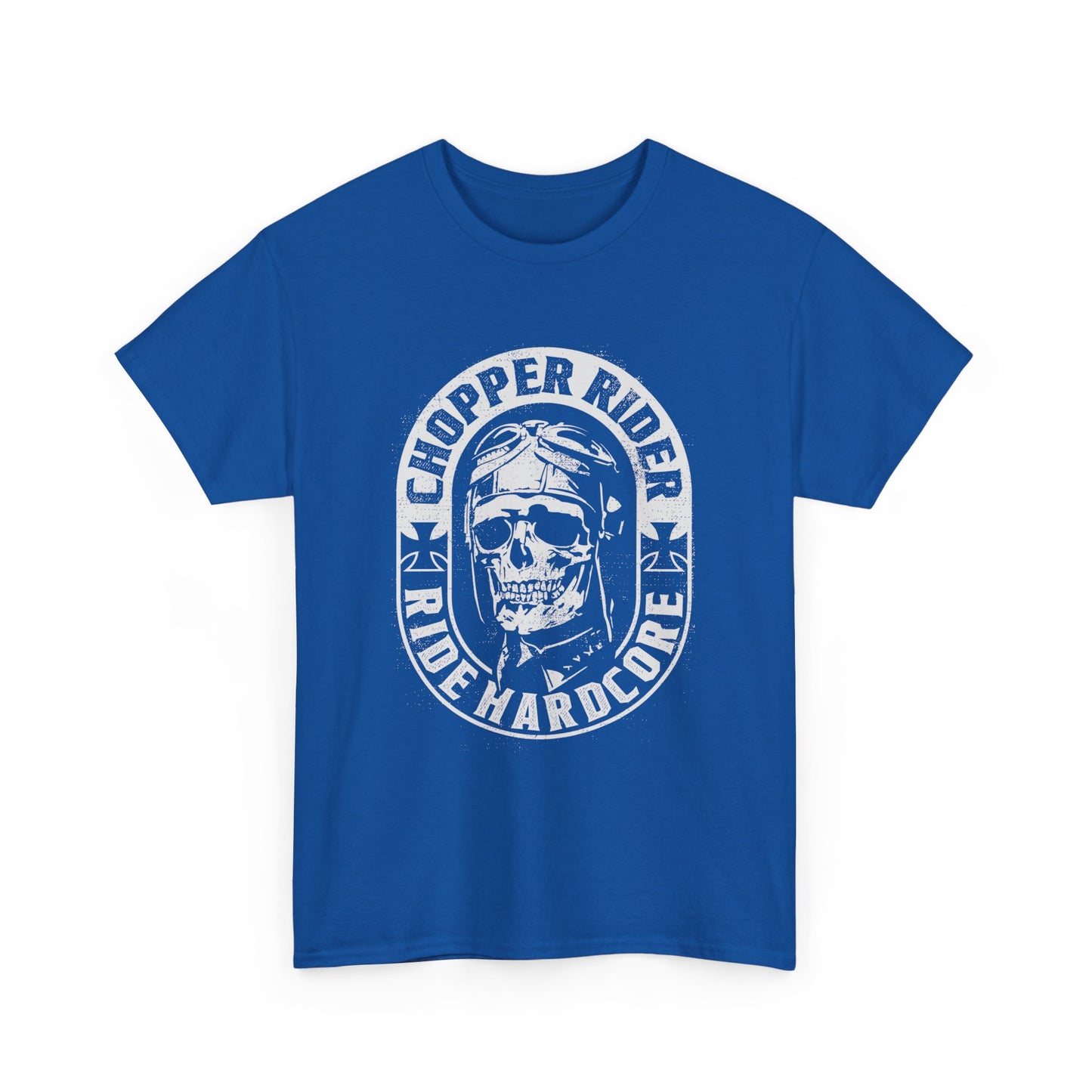 Chopper Rider Motorcycle Tee - Gildan® 5000 Heavy Cotton™, Durable Comfort for Every Ride