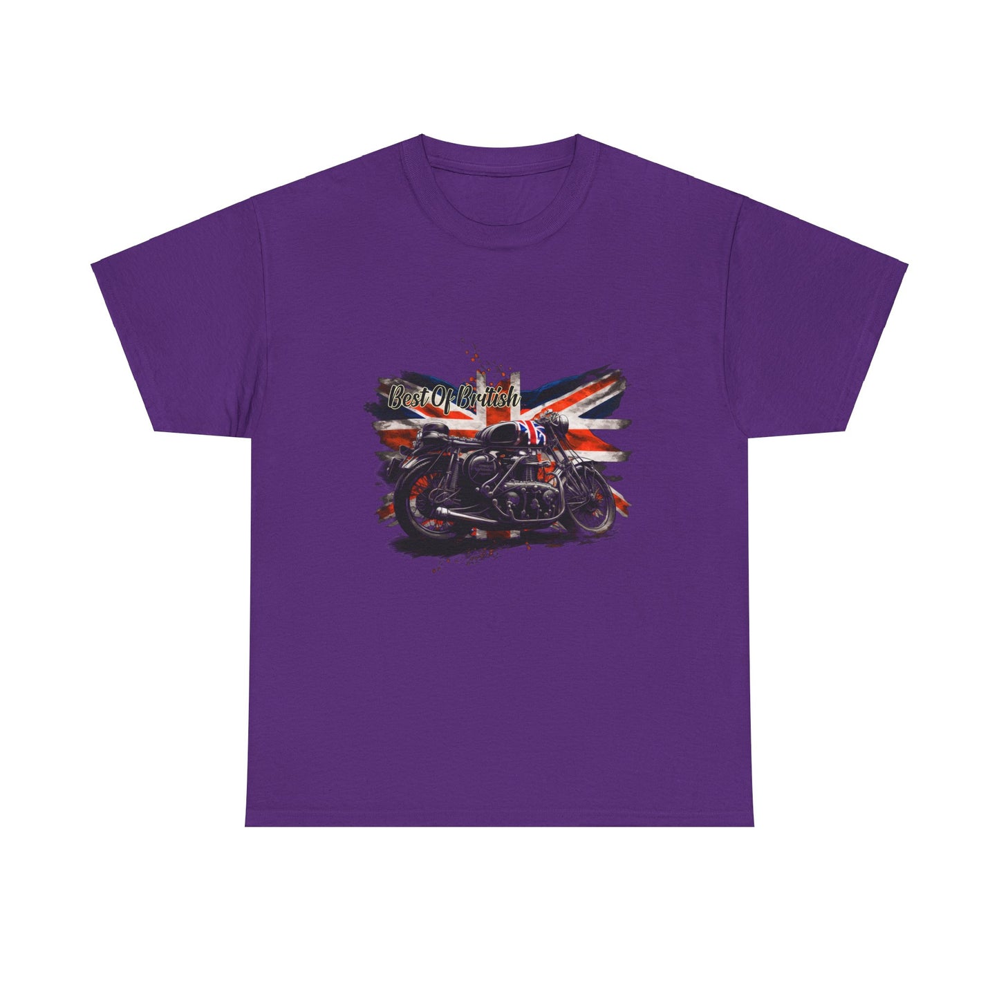 Classic Fit Best of British Biker Shirt - Double-Needle Hems