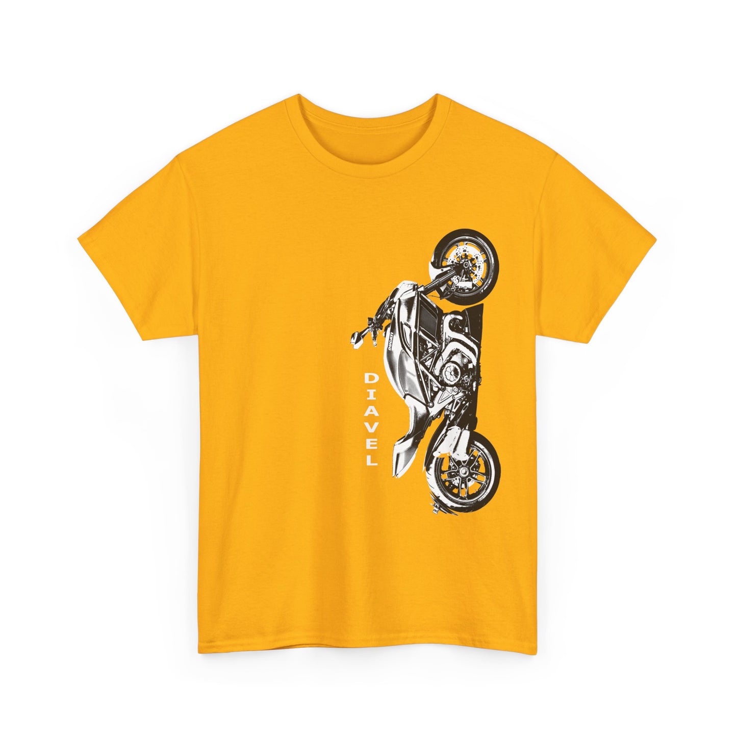 Ducati Diavel Biker T-Shirt | Gildan® 5000 Heavy Cotton™ - Rugged Style, Classic Fit for Motorcycle Lovers