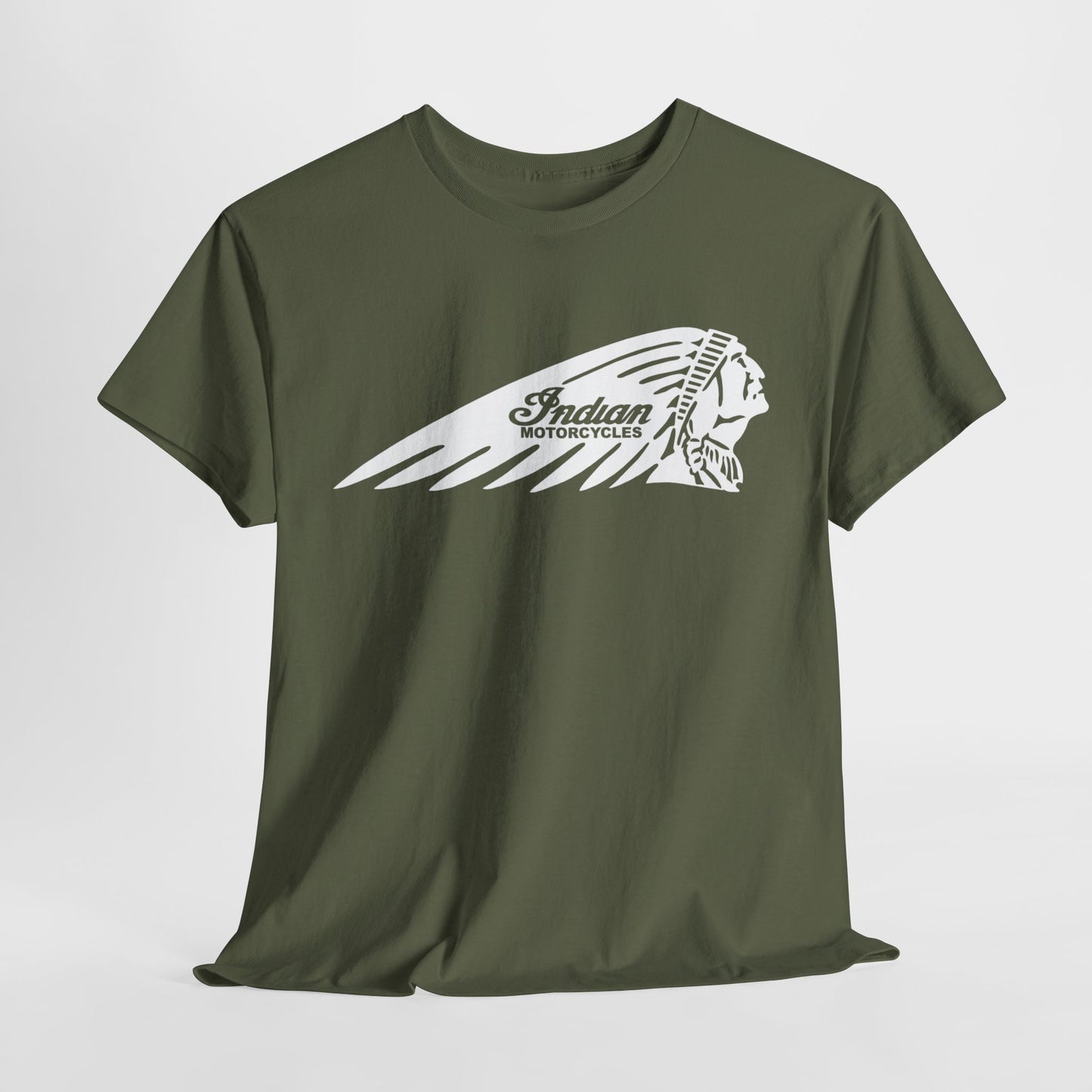 Indian Motorcycles Shirt | Gildan® 5000 Heavy Cotton™, Stylish Comfort for Bikers