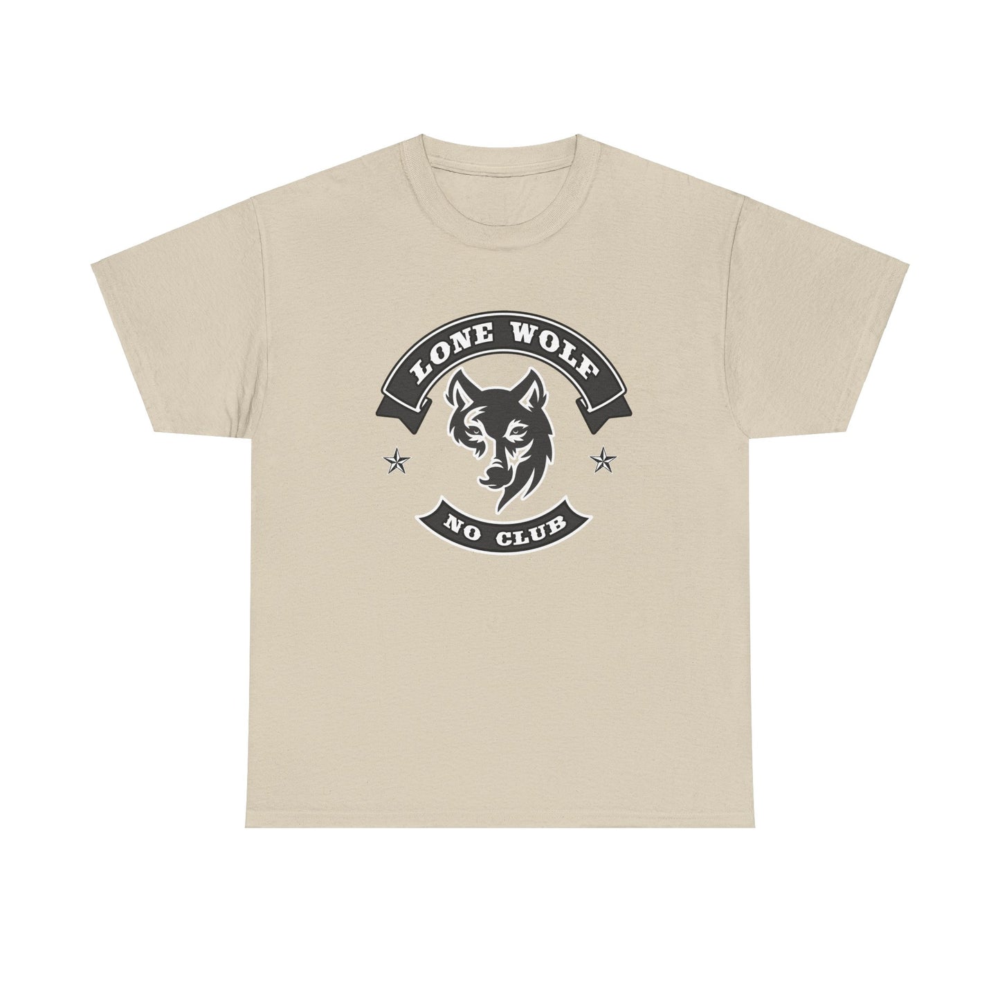 Lone Wolf Tee Shirt - Gildan® 5000 Heavy Cotton™, Classic Fit for the Independent Rider