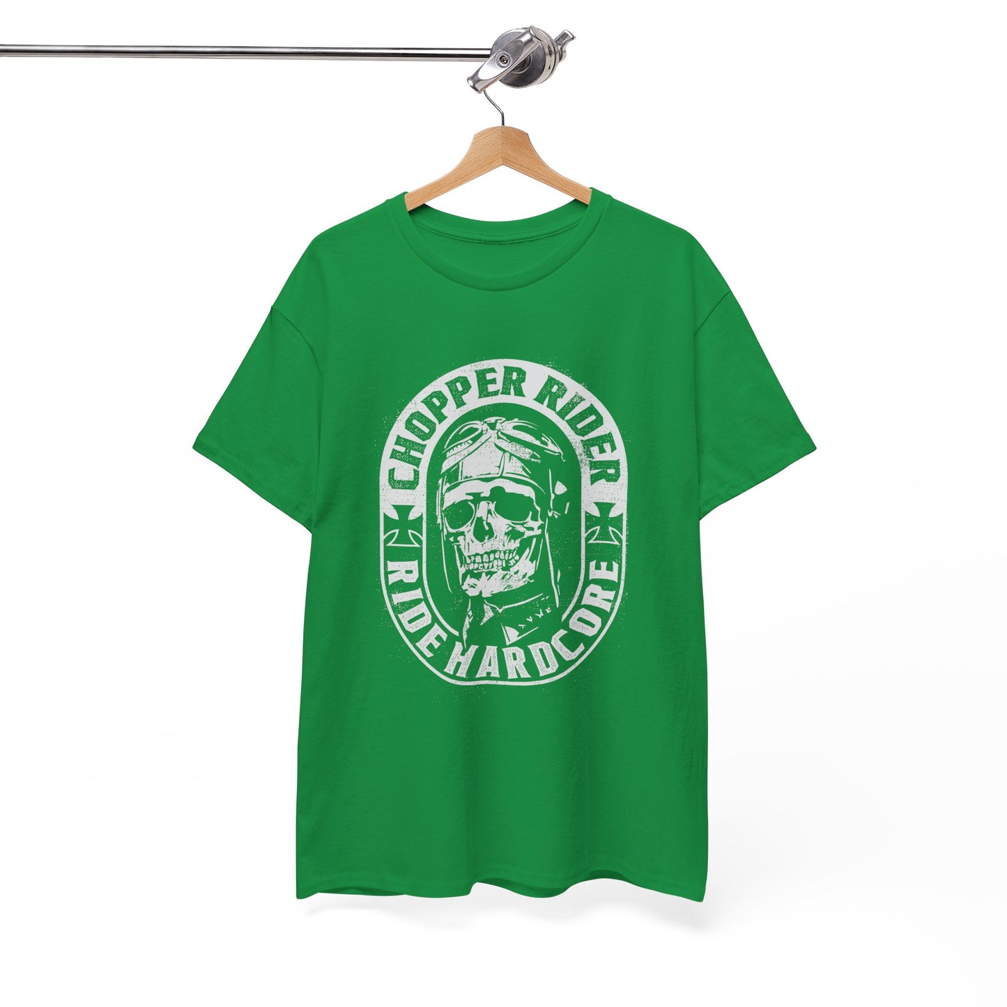 Chopper Rider Motorcycle Tee - Gildan® 5000 Heavy Cotton™, Durable Comfort for Every Ride