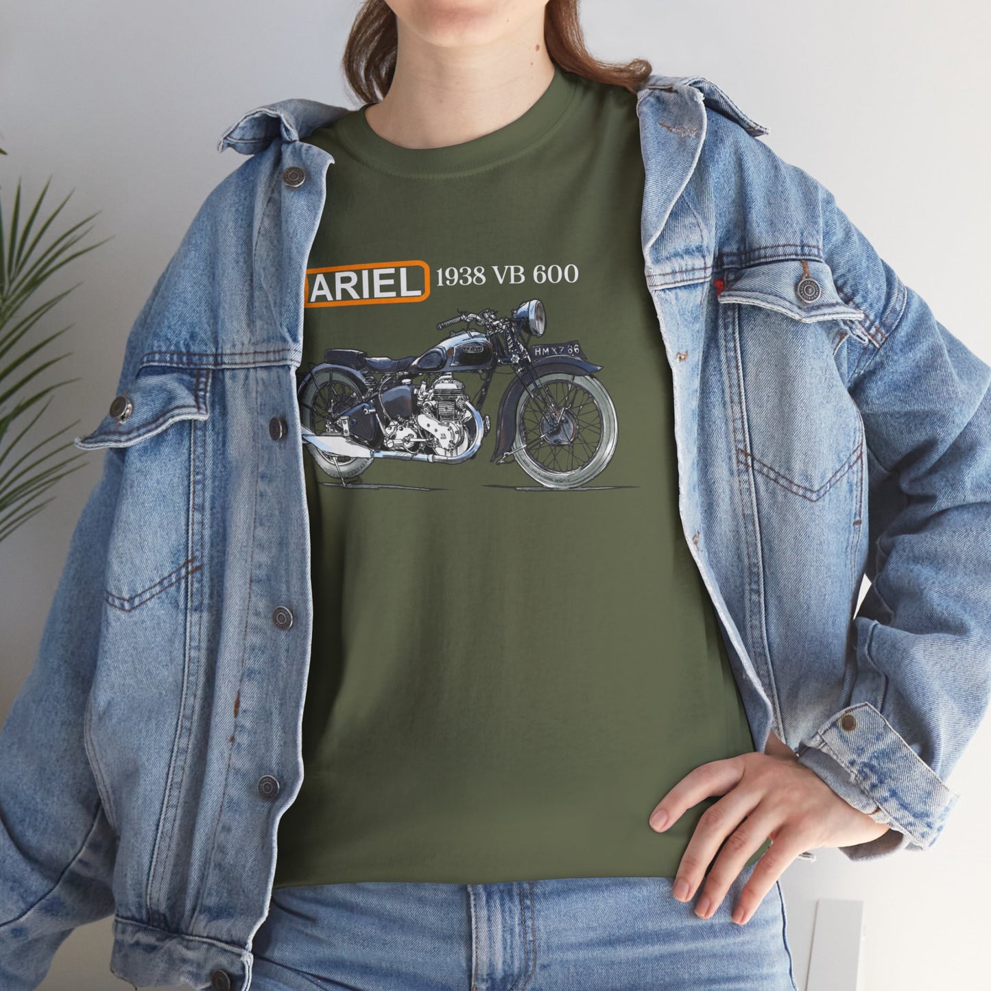 Ariel VB 1938 Vintage Motorcycle T-Shirt - Legendary Style for Riders
