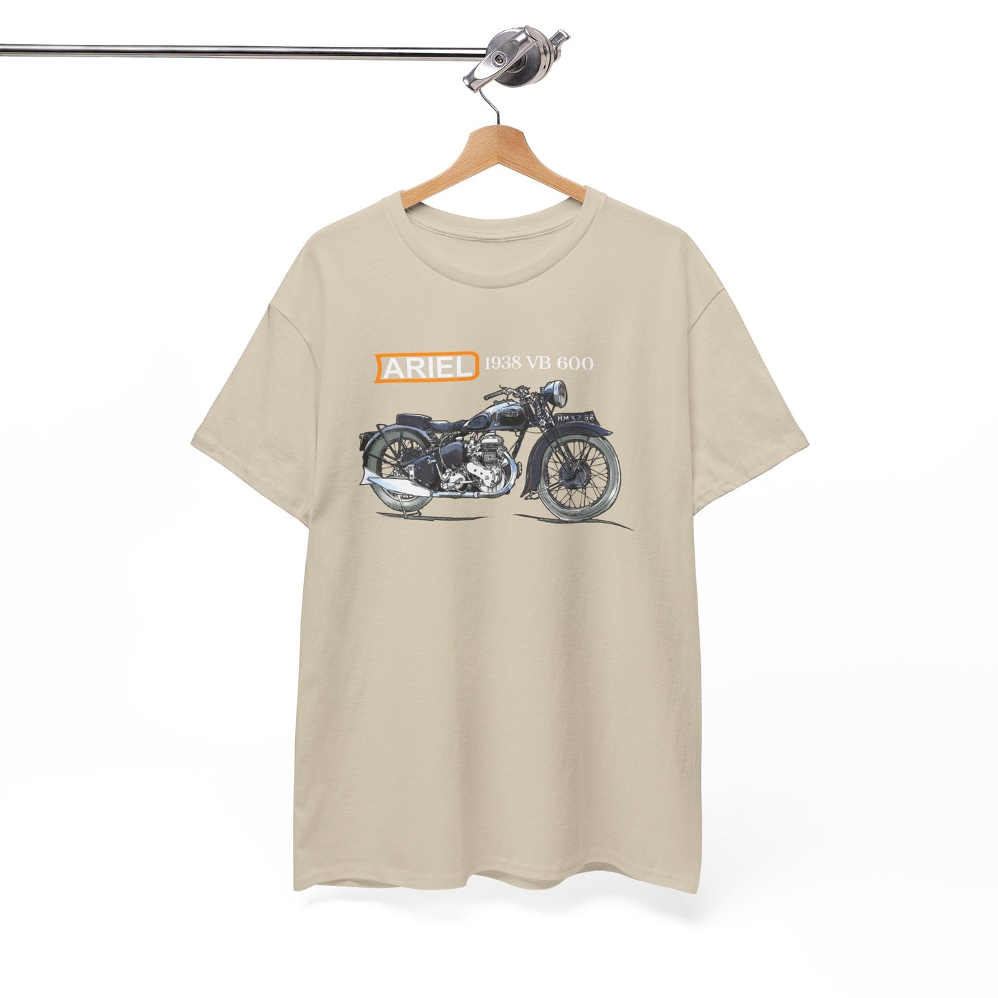 Ariel VB 1938 Vintage Motorcycle T-Shirt - Legendary Style for Riders