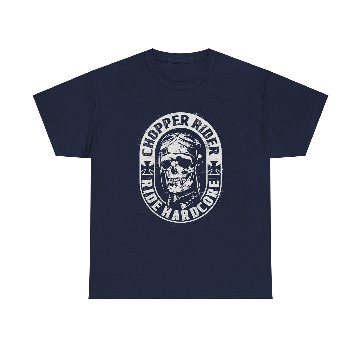 Chopper Rider Motorcycle Tee - Gildan® 5000 Heavy Cotton™, Durable Comfort for Every Ride