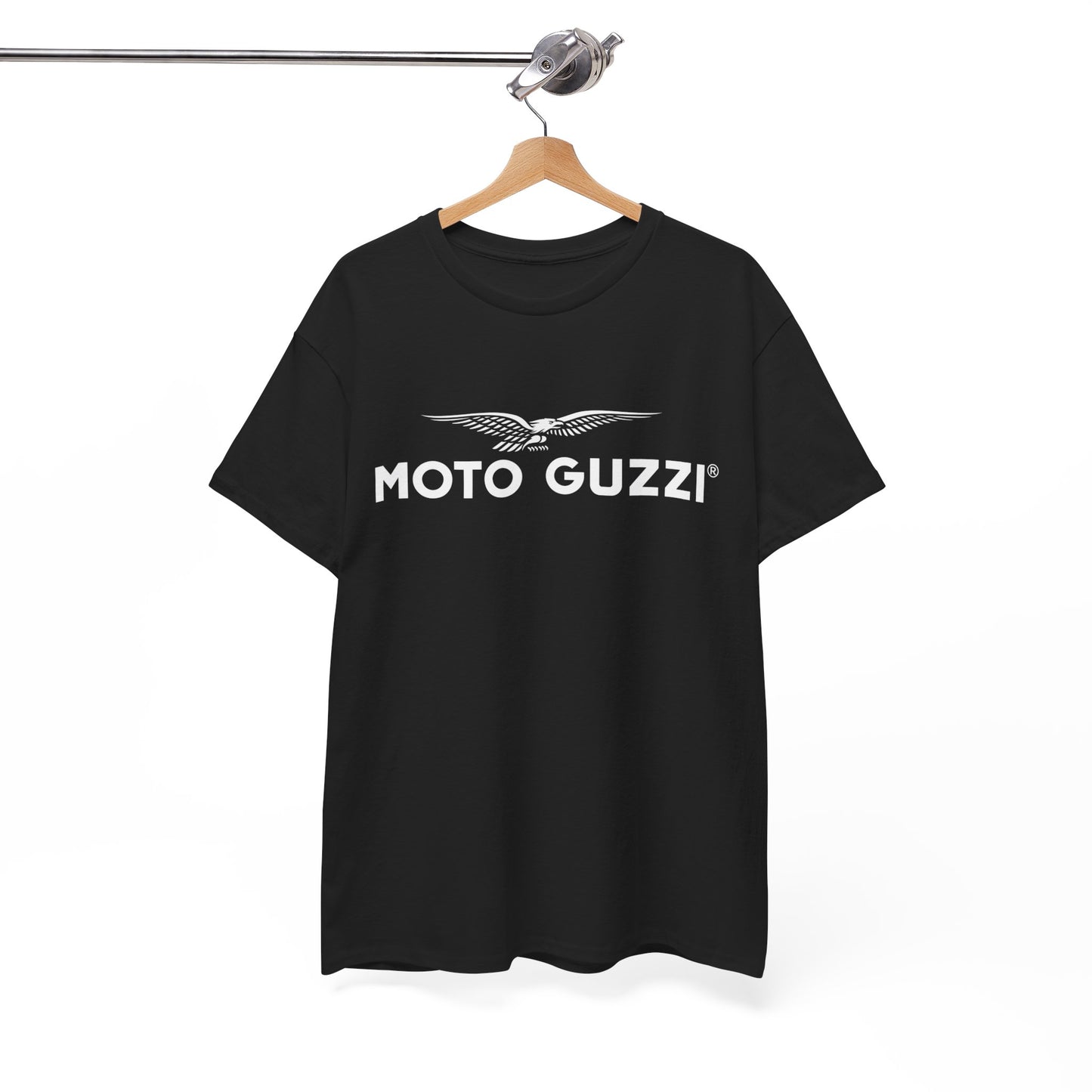 Moto Guzzi Heavy Cotton Logo Tee: Stylish, Durable, and Comfortable