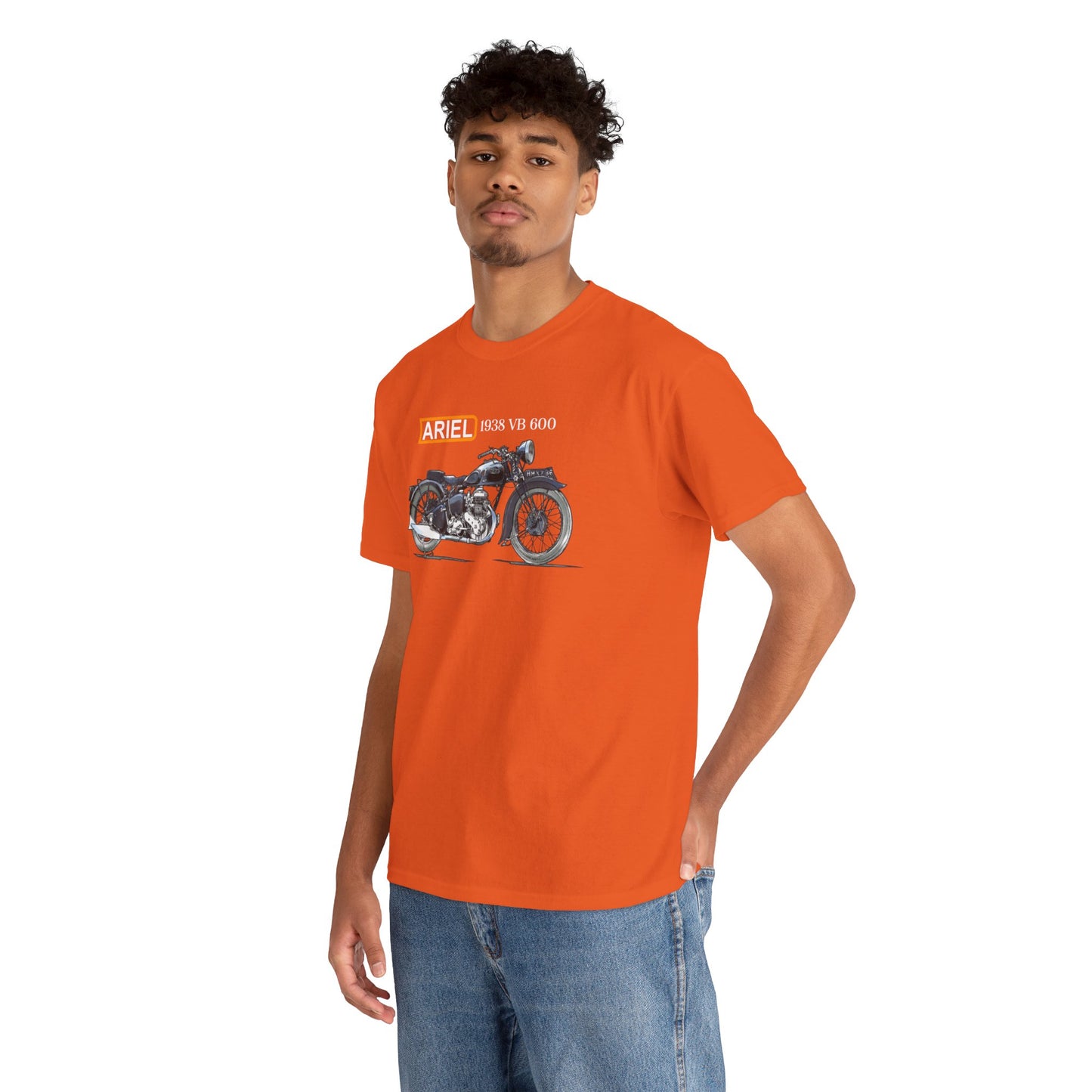 Ariel VB 1938 Vintage Motorcycle T-Shirt - Legendary Style for Riders