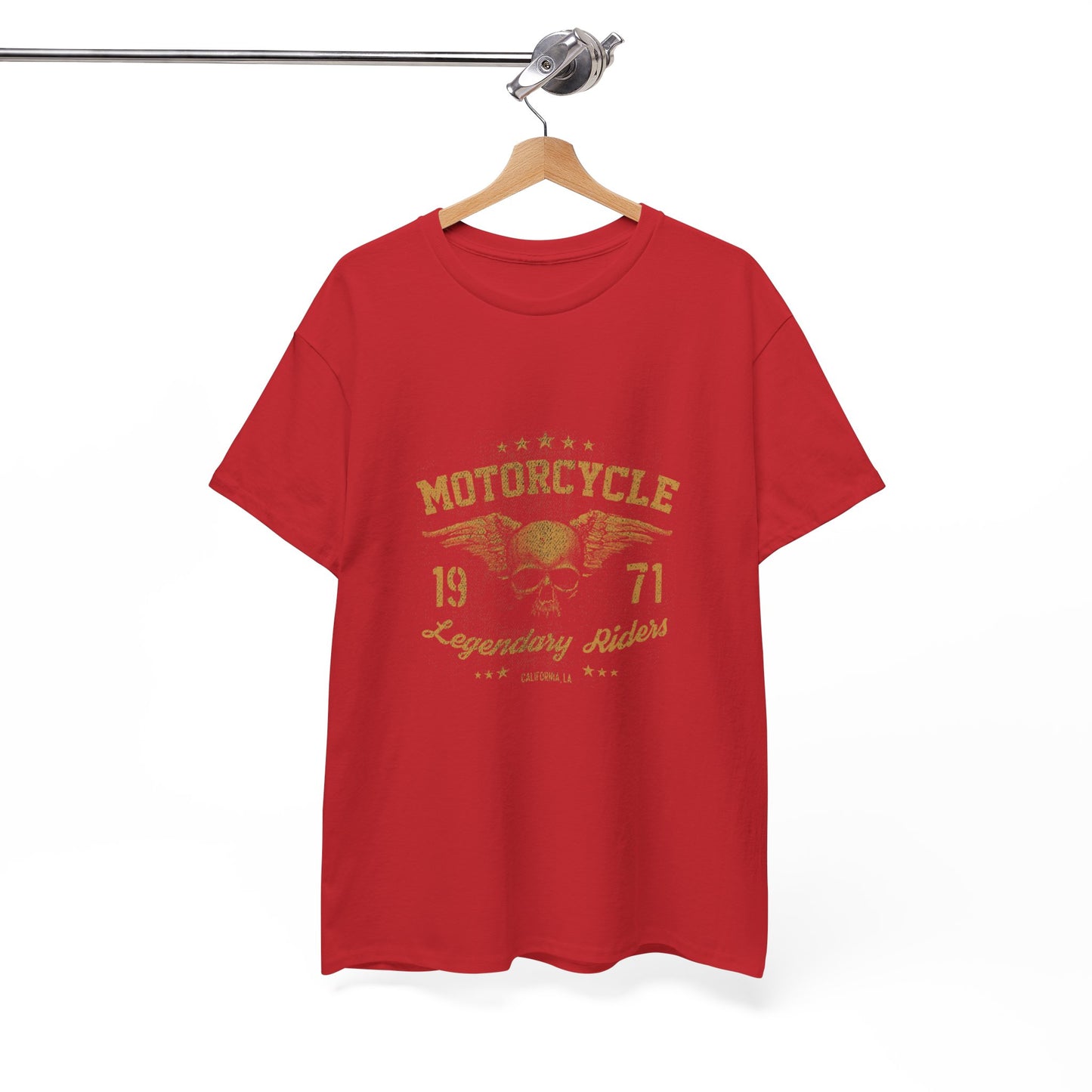 Classic Biker Vibes: Gildan® Heavy Cotton Motorcycle Legend 1971 Shirt