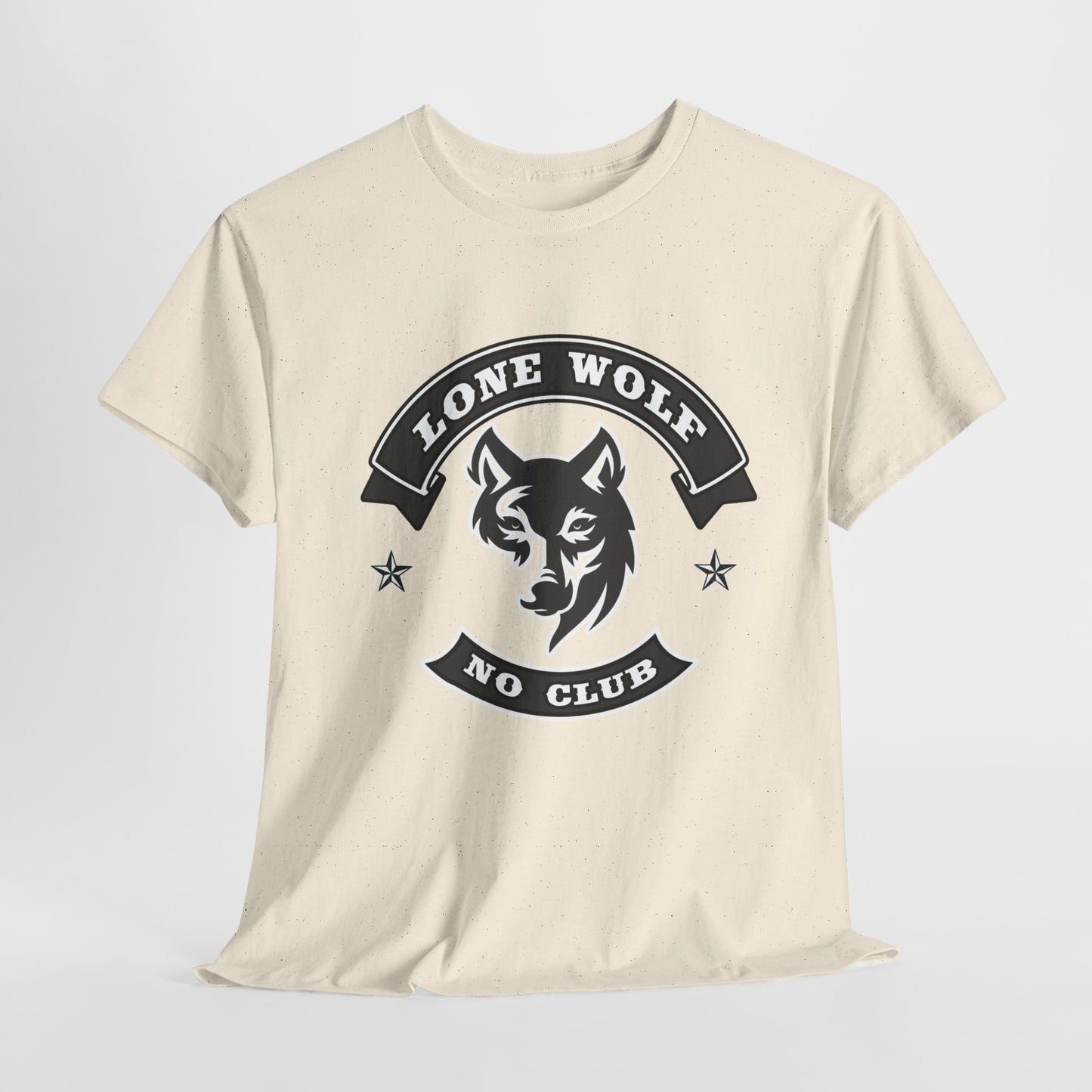 Lone Wolf Tee Shirt - Gildan® 5000 Heavy Cotton™, Classic Fit for the Independent Rider