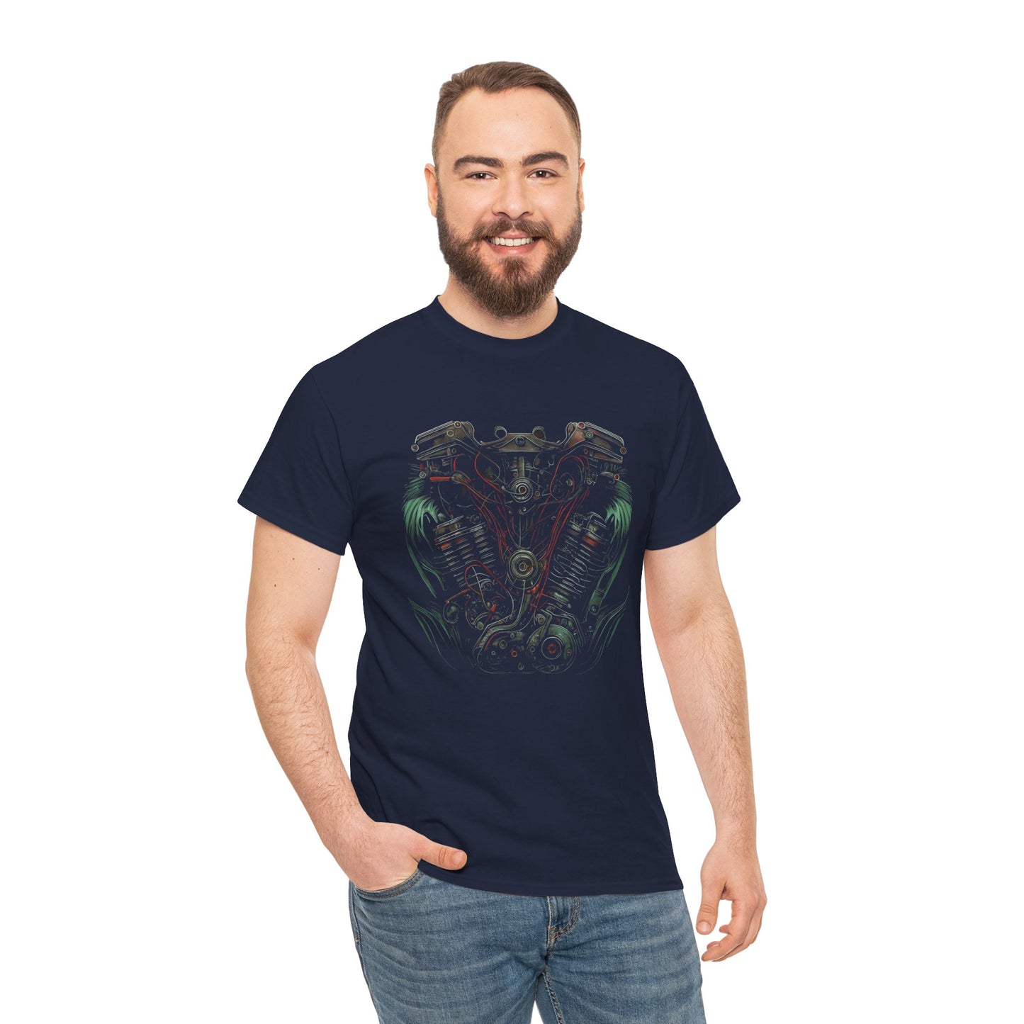 Steam Punk V-Twin Engine Classic Tee