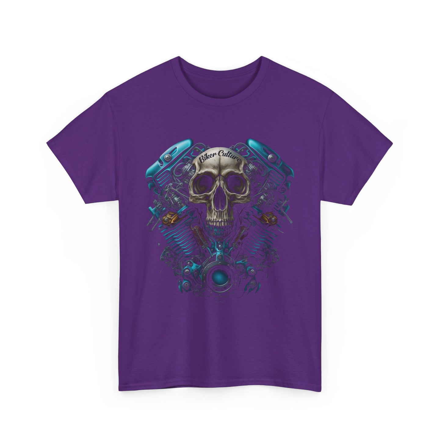 Biker Culture V-Twin Graphic Tee - Made with Midweight Fabric and Classic Fit