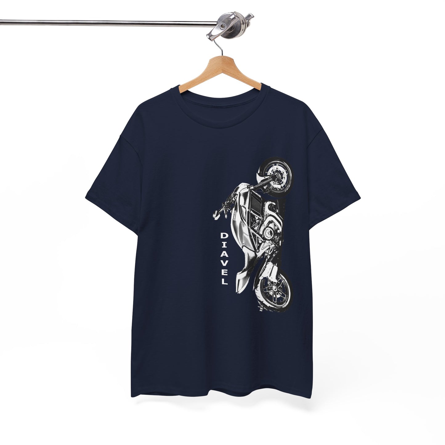 Ducati Diavel Biker T-Shirt | Gildan® 5000 Heavy Cotton™ - Rugged Style, Classic Fit for Motorcycle Lovers