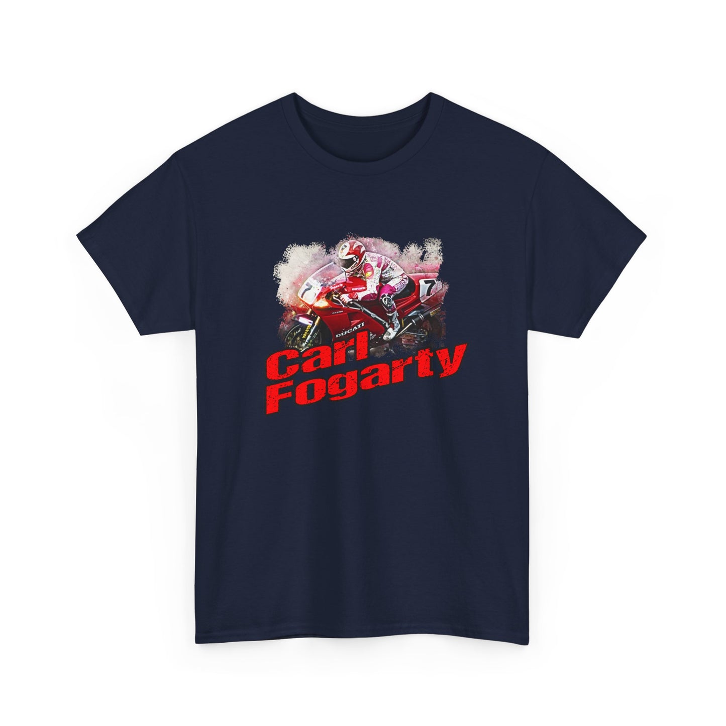Heavy Cotton Carl Fogarty Motorcycle Legend Shirt