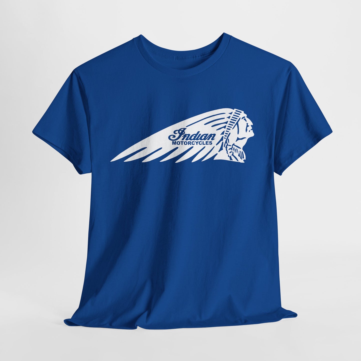 Indian Motorcycles Shirt | Gildan® 5000 Heavy Cotton™, Stylish Comfort for Bikers