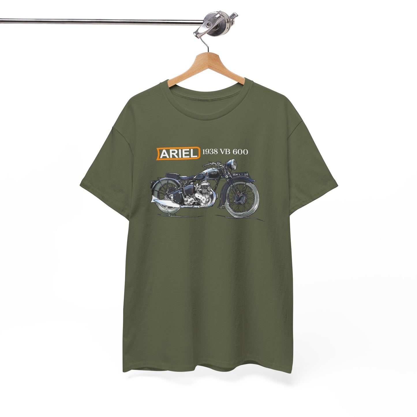 Ariel VB 1938 Vintage Motorcycle T-Shirt - Legendary Style for Riders