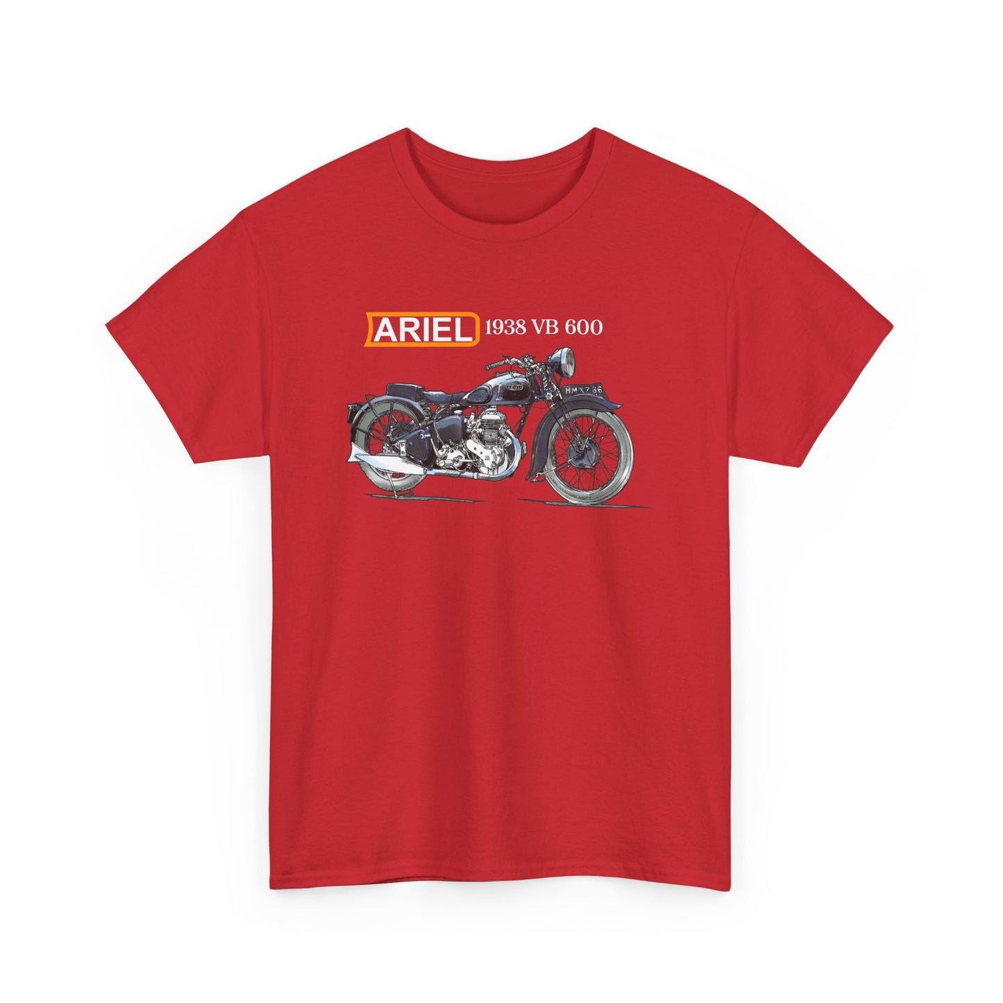 Ariel VB 1938 Vintage Motorcycle T-Shirt - Legendary Style for Riders