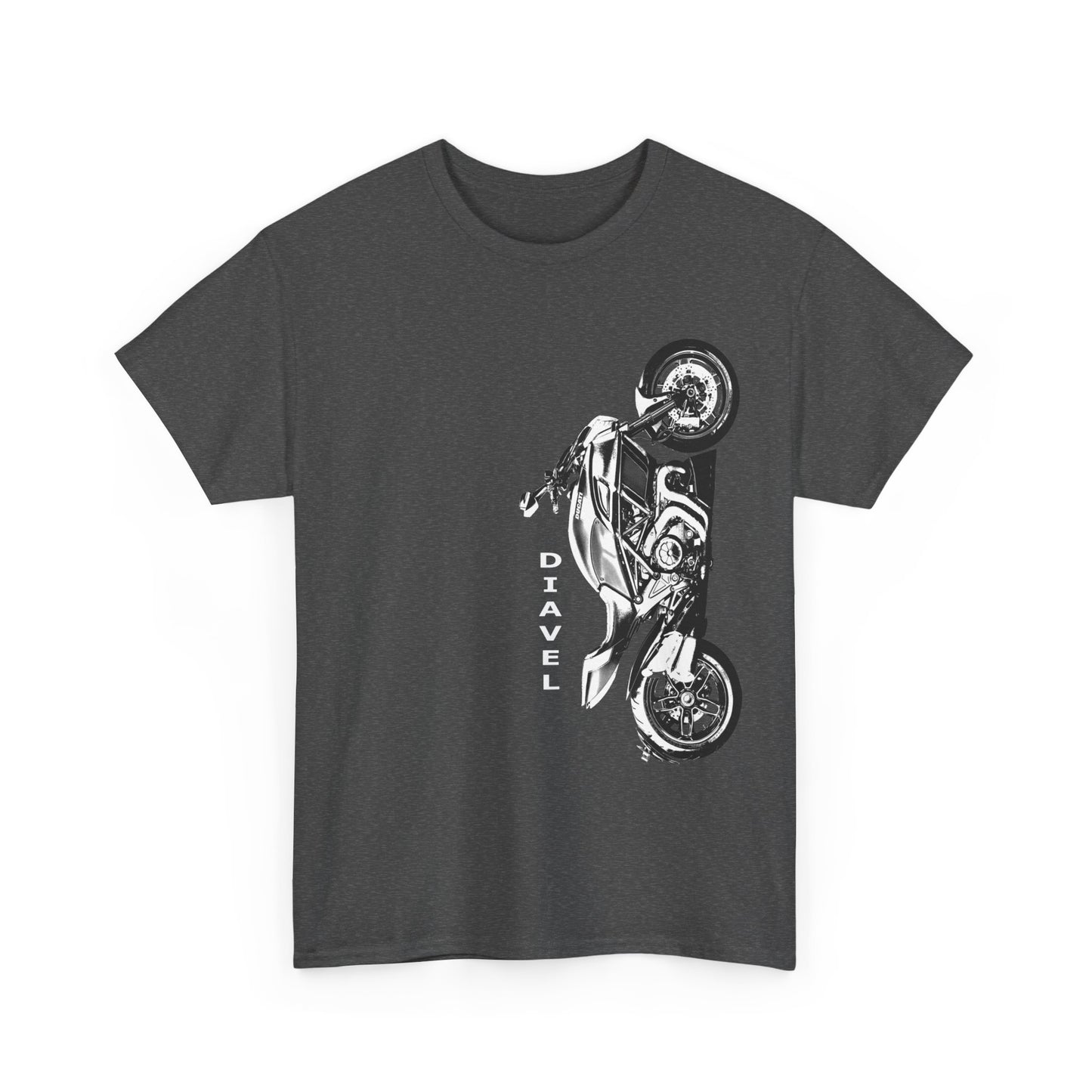 Ducati Diavel Biker T-Shirt | Gildan® 5000 Heavy Cotton™ - Rugged Style, Classic Fit for Motorcycle Lovers