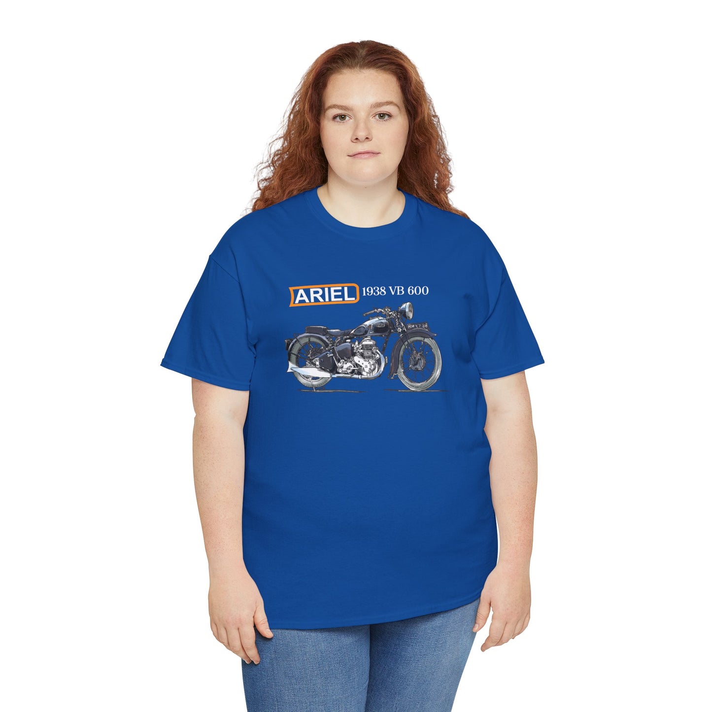 Ariel VB 1938 Vintage Motorcycle T-Shirt - Legendary Style for Riders